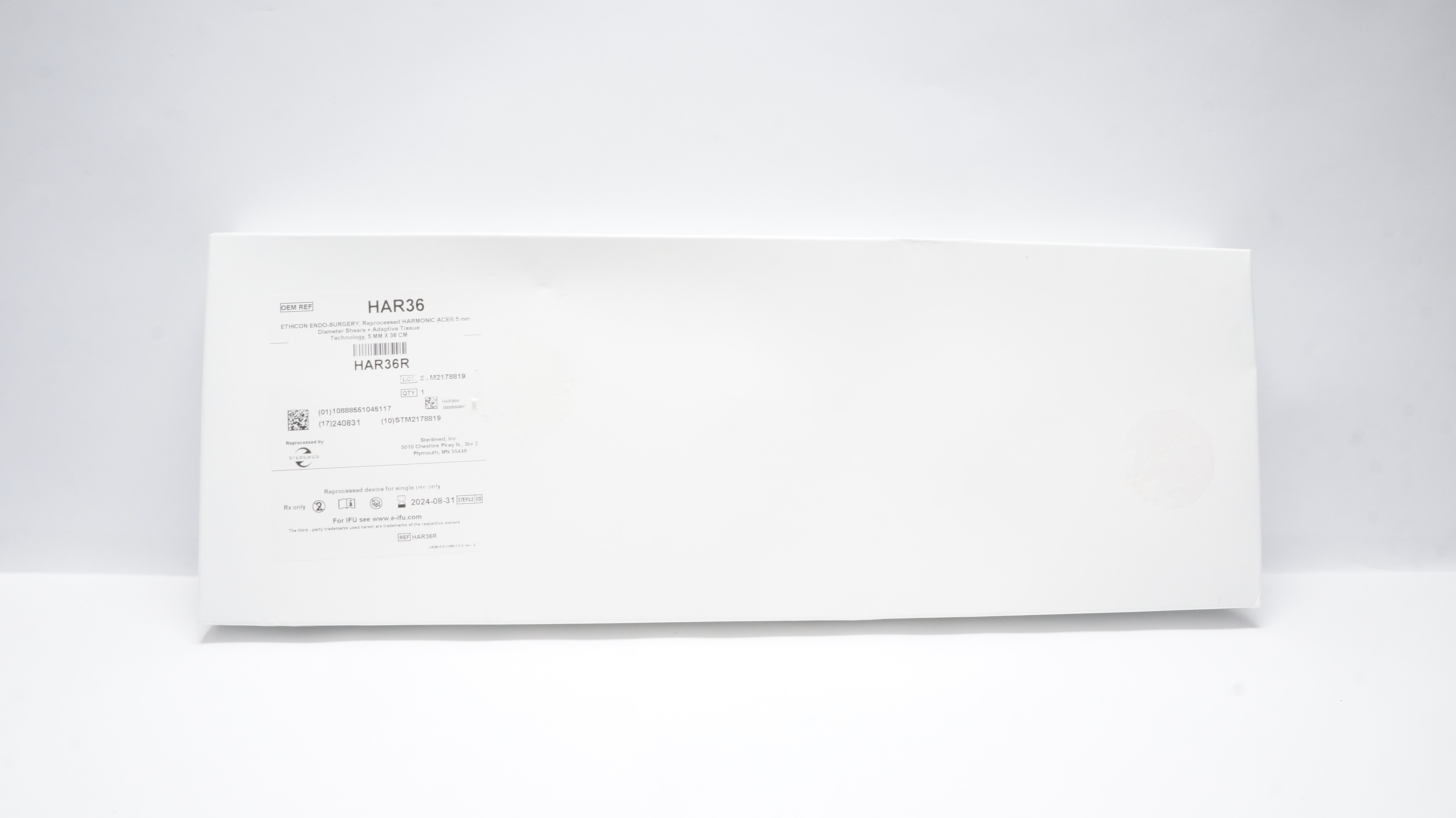 Ethicon HAR36 Harmonic ACE Laparoscopic 5mm Diam., 36cm Length (x)