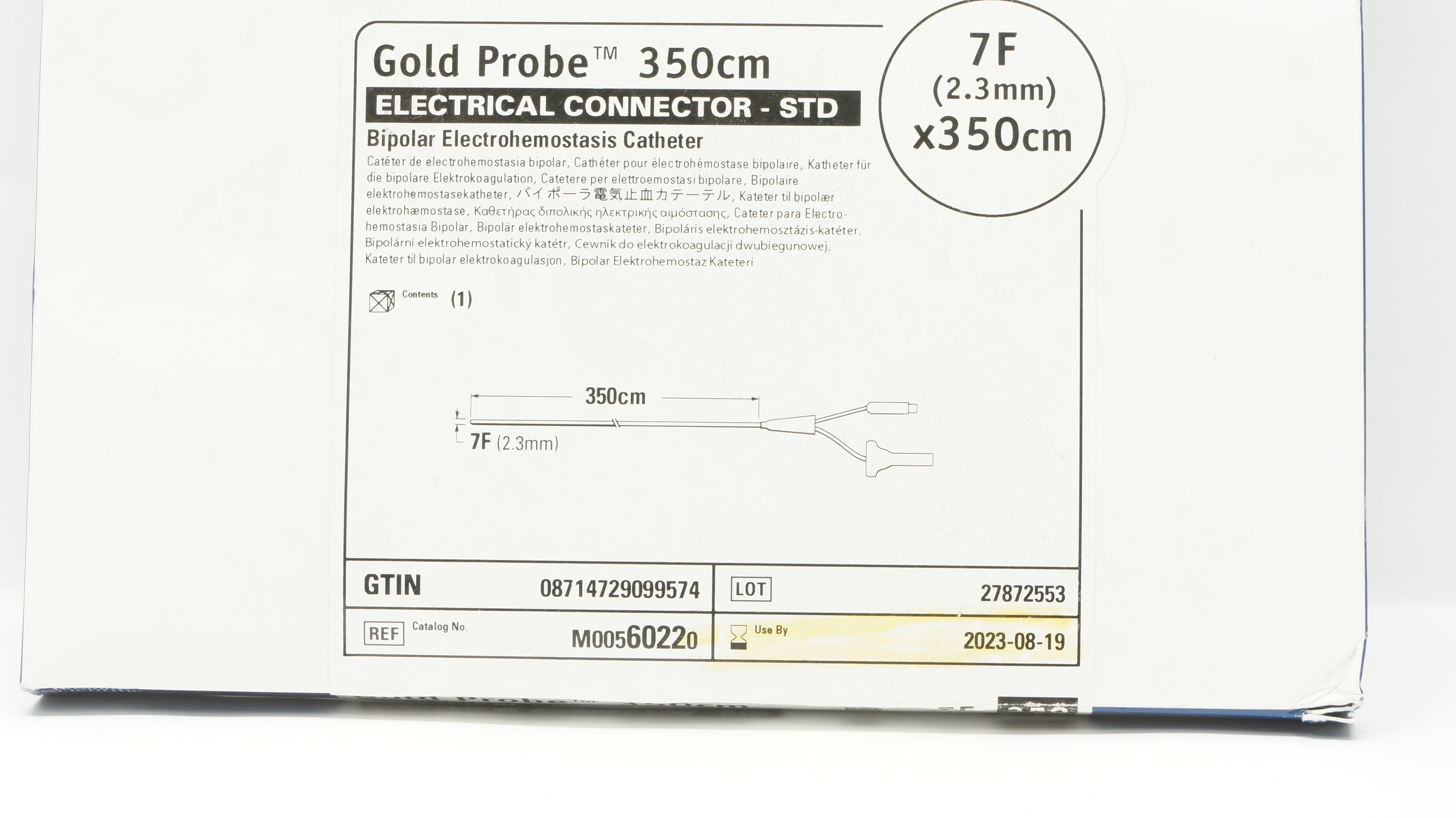 Boston Scientific M00560220 Gold Probe Electrohemostasis Cath. 7F x 350cm (x)