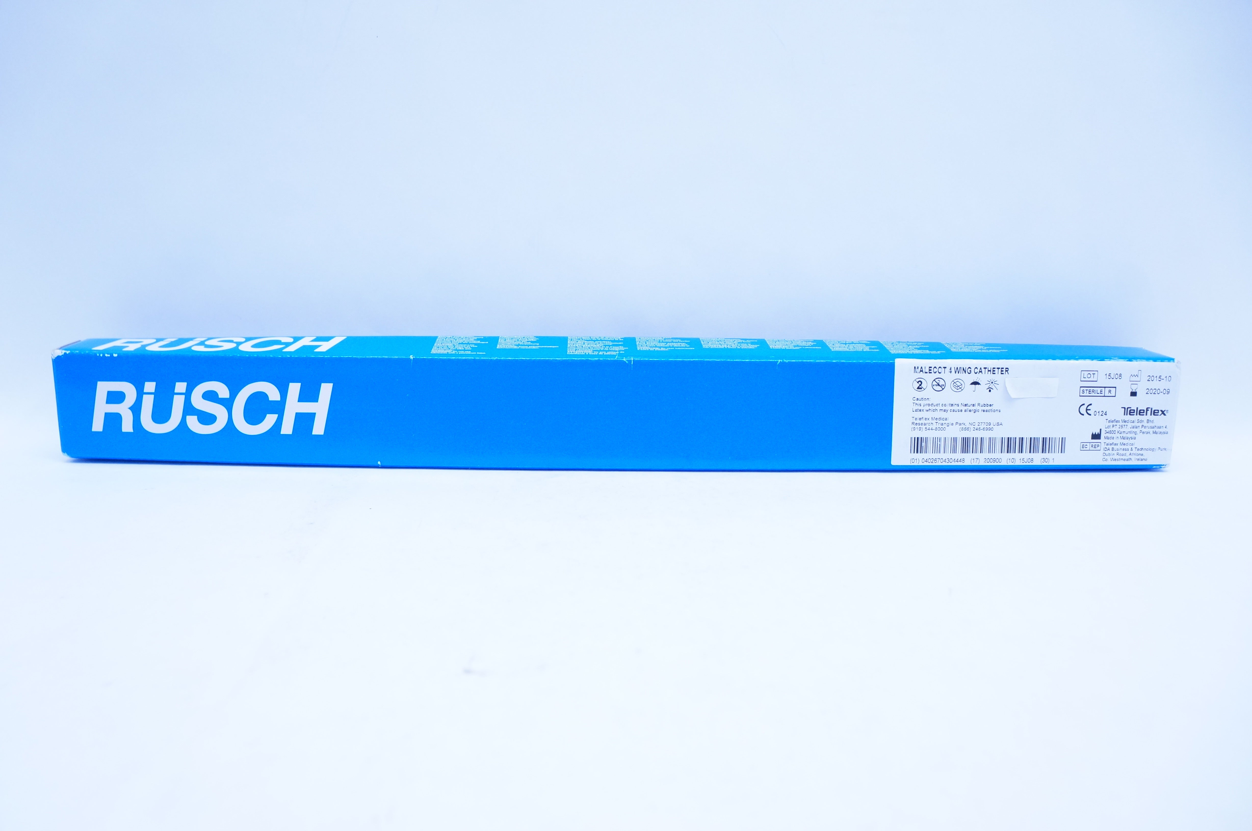 Teleflex 361230 Rusch Malecot 4 Wing Cath. Size Ch 30 O.D.10.0mm (x)