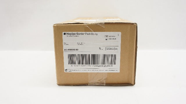 Molnlycke 498600-00 Mepilex Border Post-Op Ag 4x12inch - Case of 25