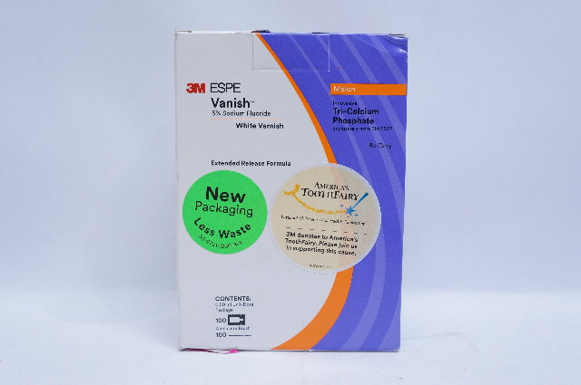 3M 12151L ESPE Vanish 5% Sodium Fluoride White Varnish - Box of 100