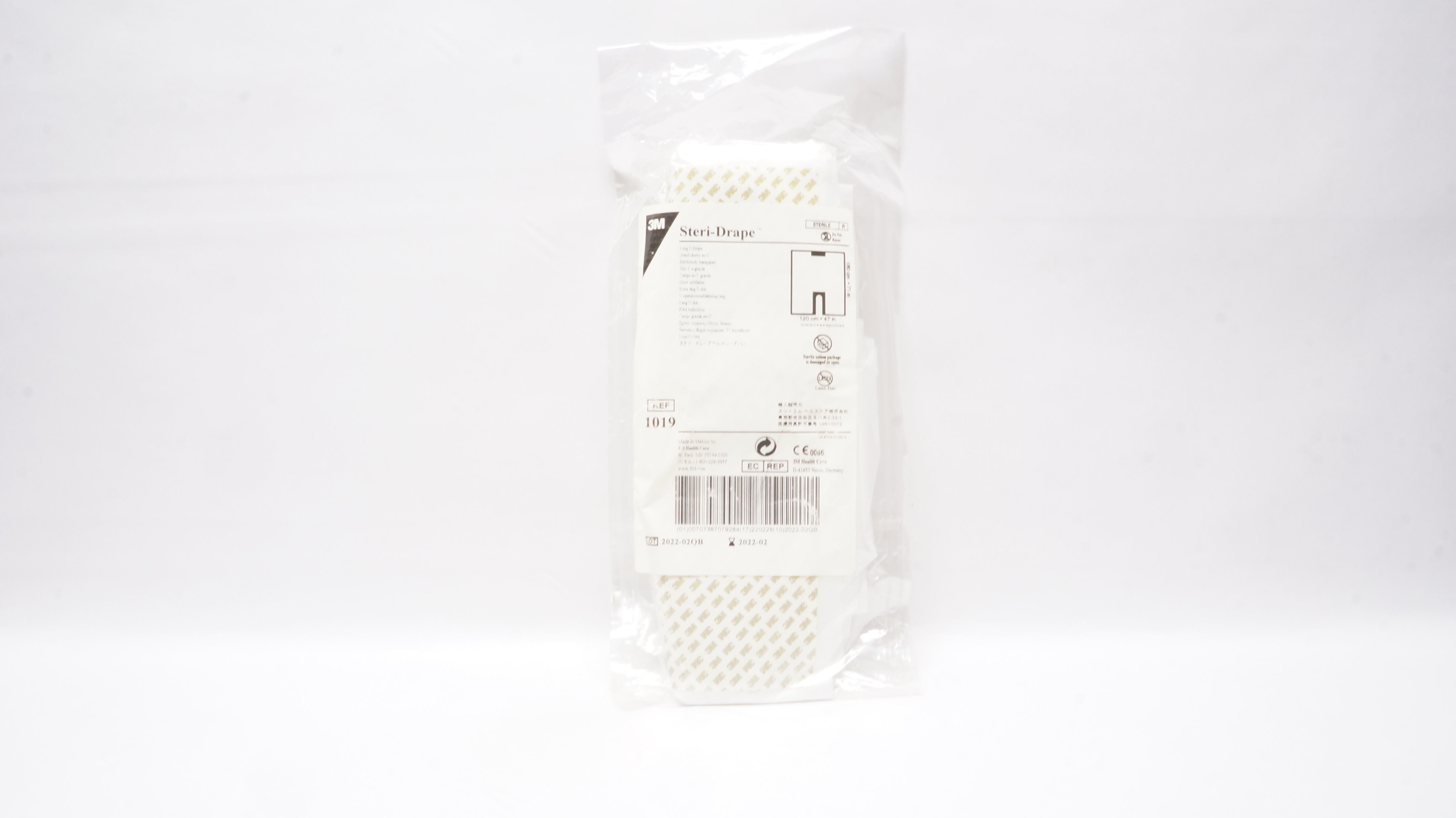 3M 1019 Steri Drape Long U-Drae 47inch x 71inch (x)