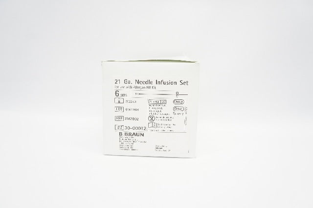 B.Braun 7M2802 21Ga Ndle. Infusion Set For Use w/Allergan Fill Kit (x)- Box of 6