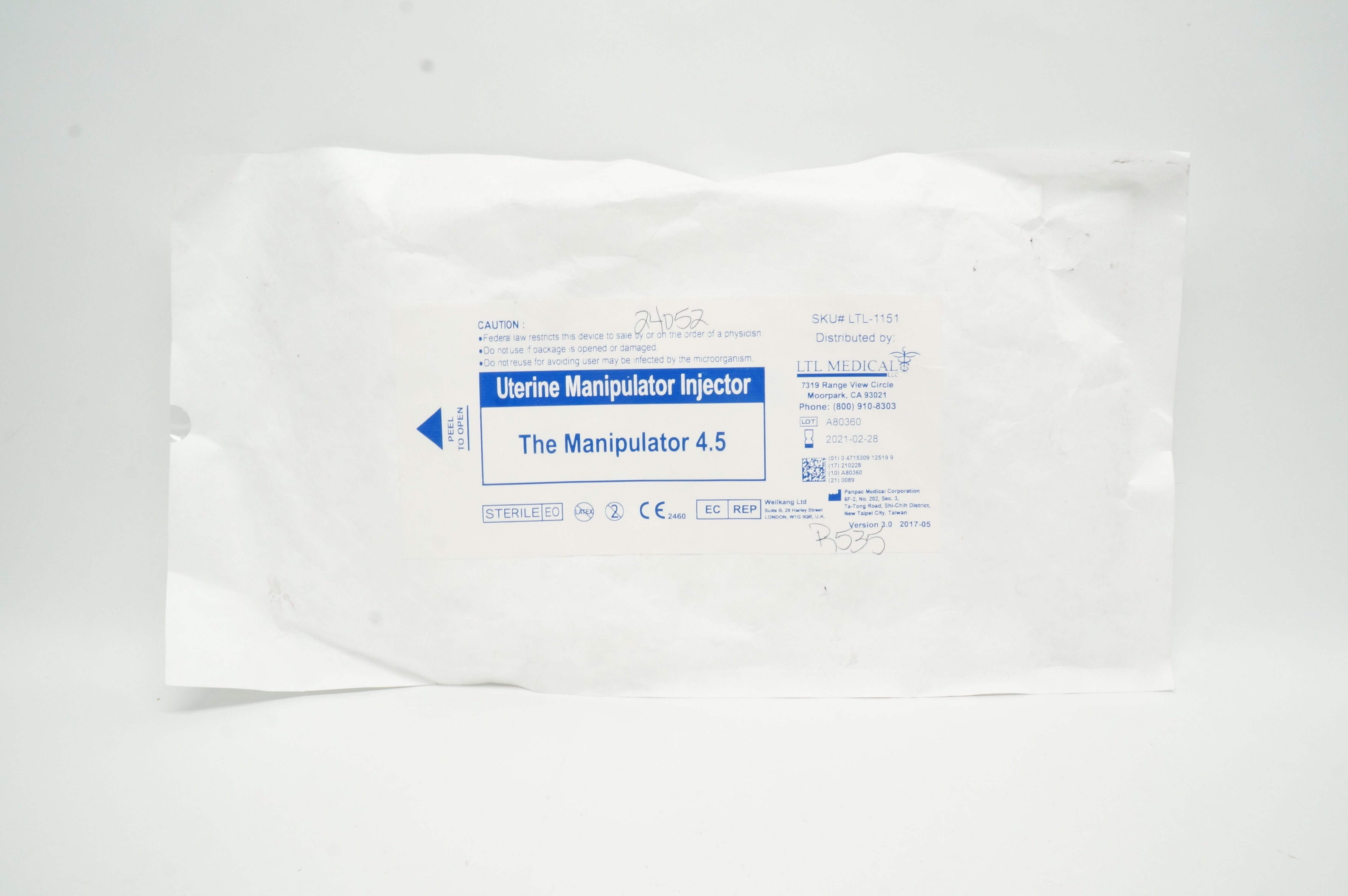 LTL Medical LTL-1151 Uterine Manipulator Injector 4.5 (x)