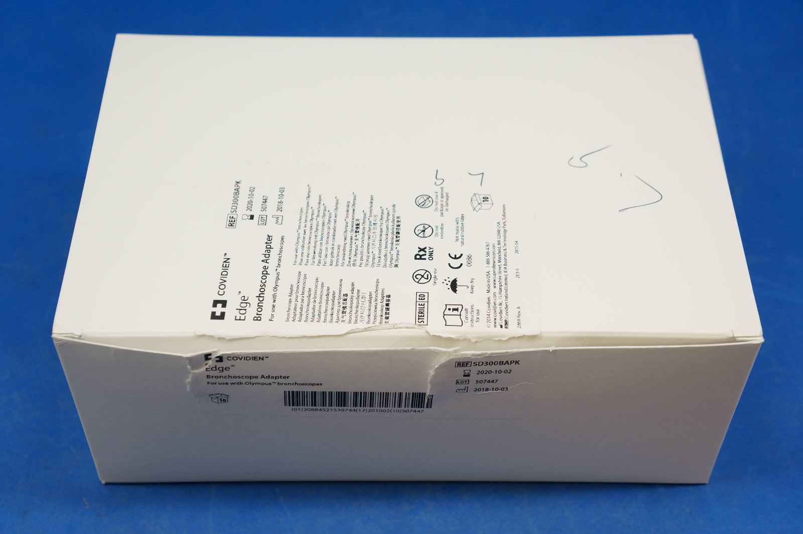 Covidien SD300BAPK Edge Bronchoscope Adapter ~ Pack of 10