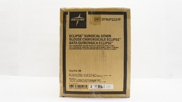 Medline DYNJP2227P Eclipse Surgical Gown Large, X-Long - Case of 20