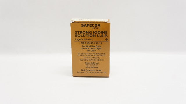 Safecor Health 48433-230-15 Strong Iodine Solution U.S.P For Oral Use 14mL (x)