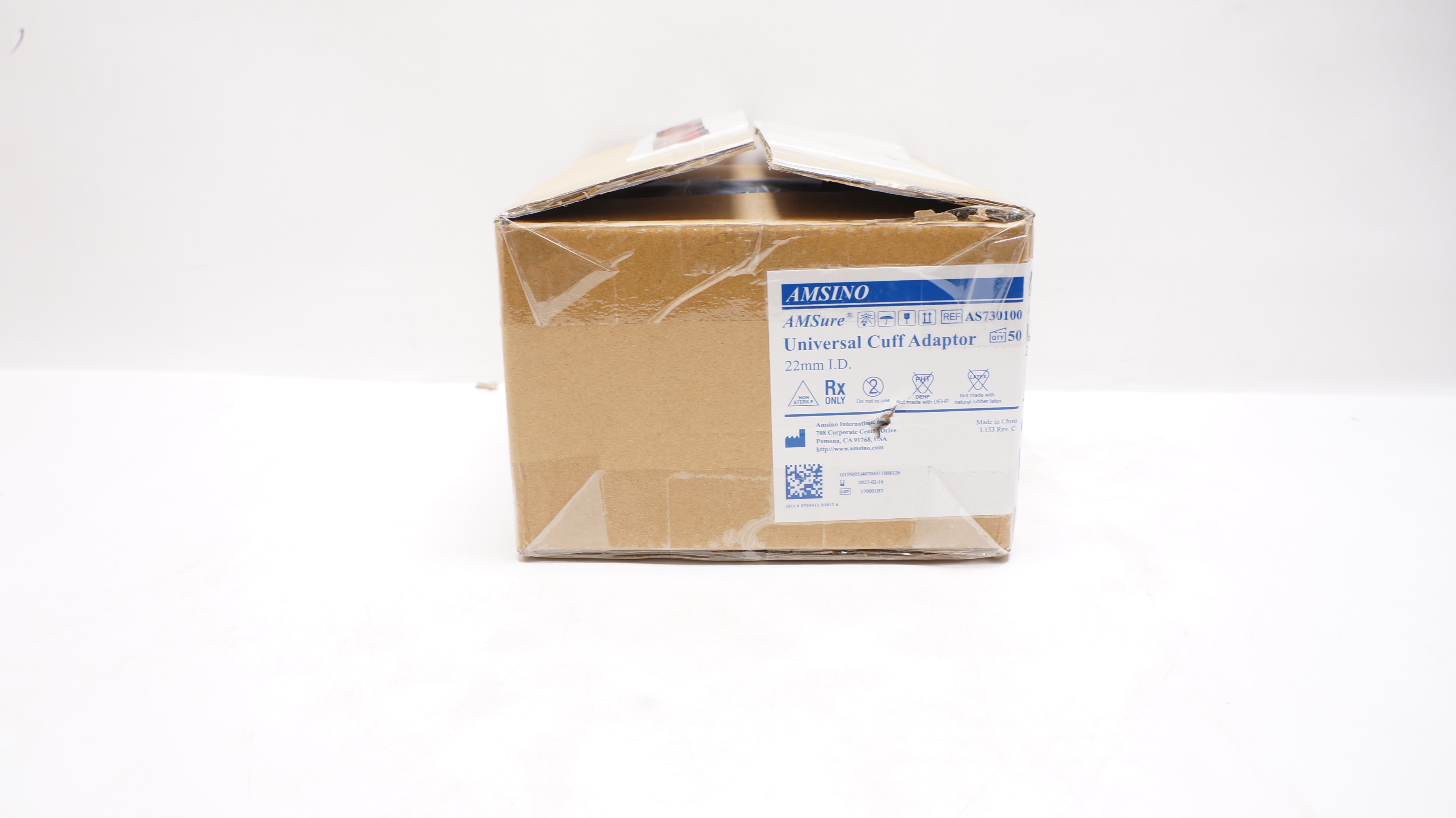 AMSINO AS730100 AMSure Universal Cuff Adaptor 22mm ID - Box of 50