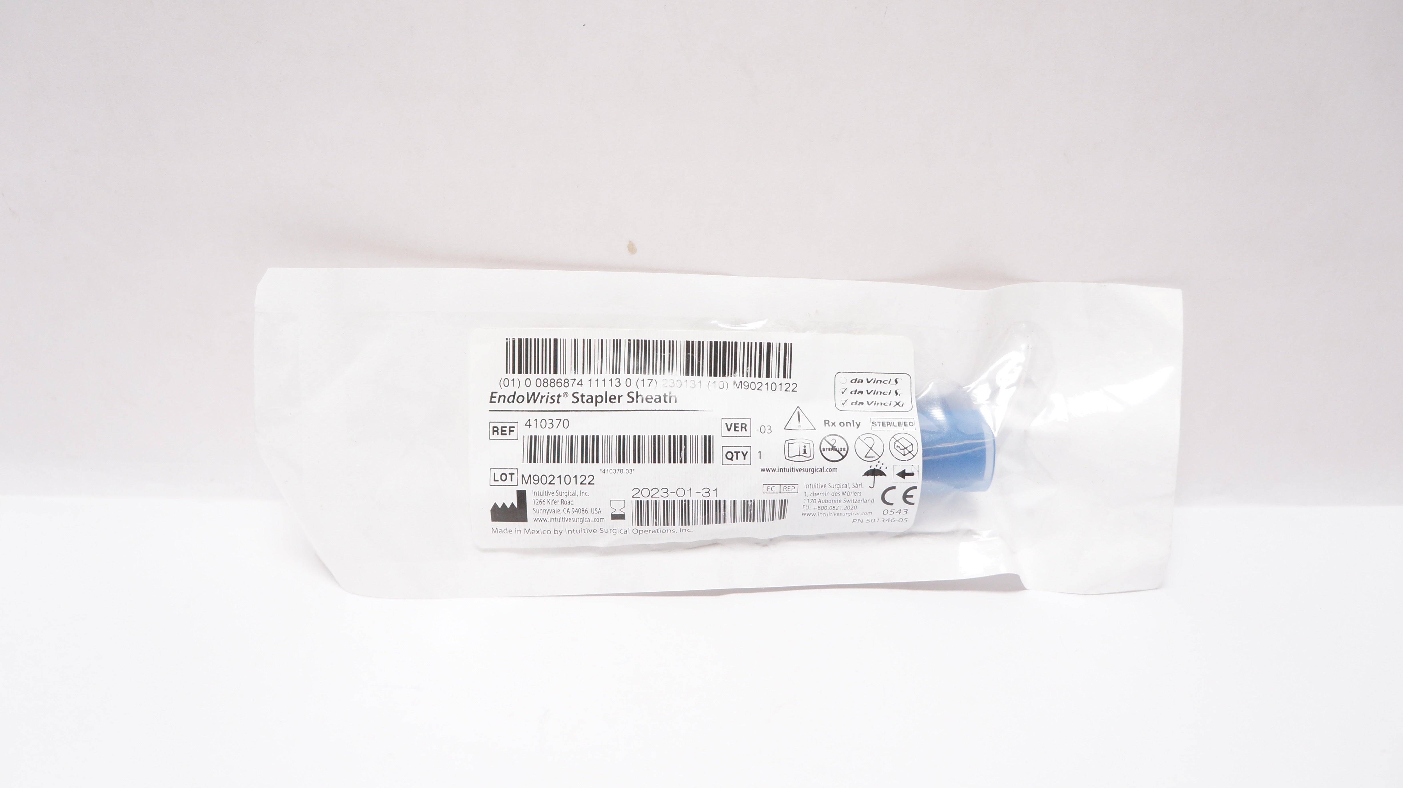 Intuitive Surgical 410370 da Vinci Si da vinci Xi EndoWrist Stapler Sheath (x)