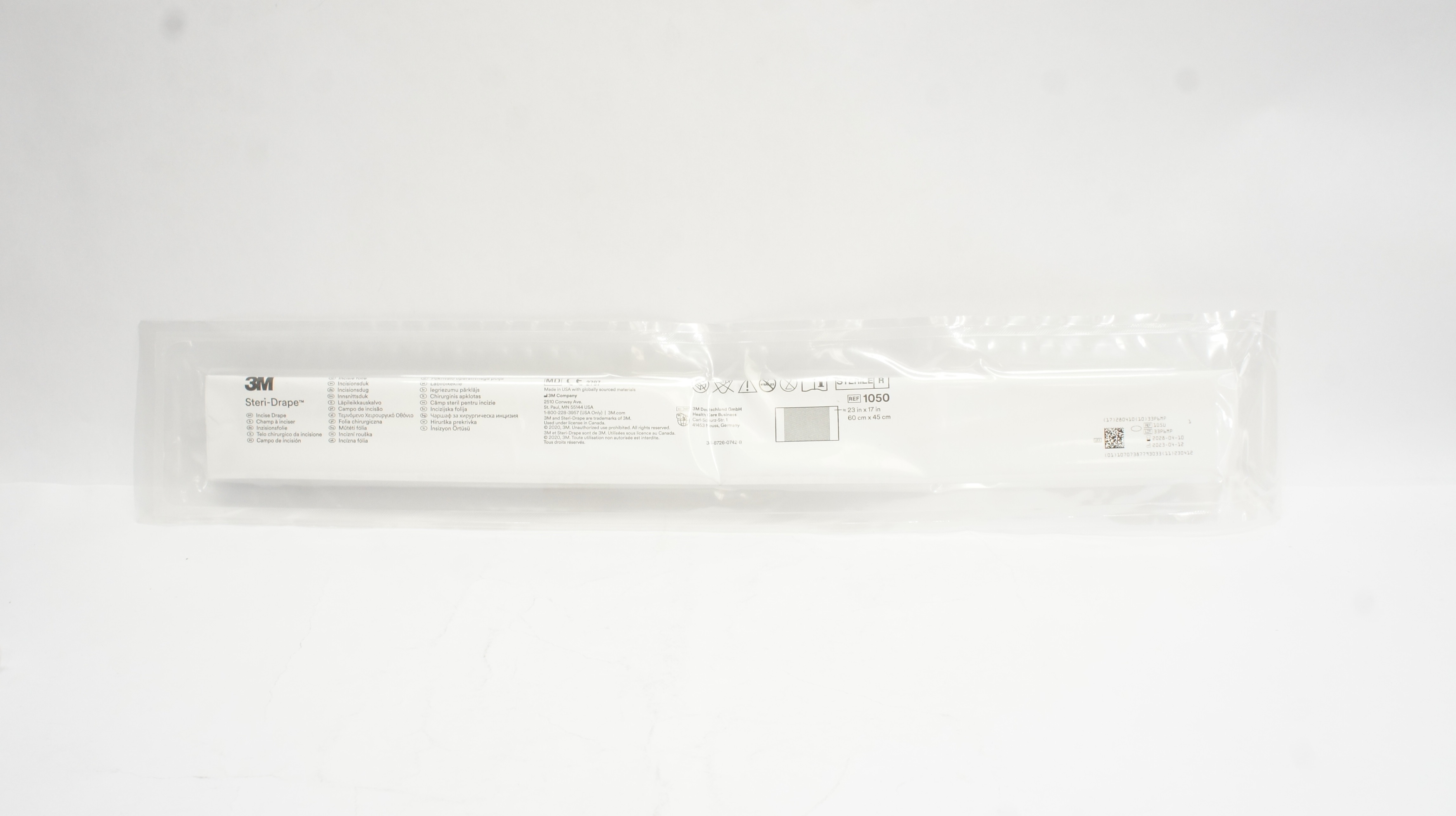 3M 1050 Steri-Drape Incise Drape 23inch x 17inch Approx.