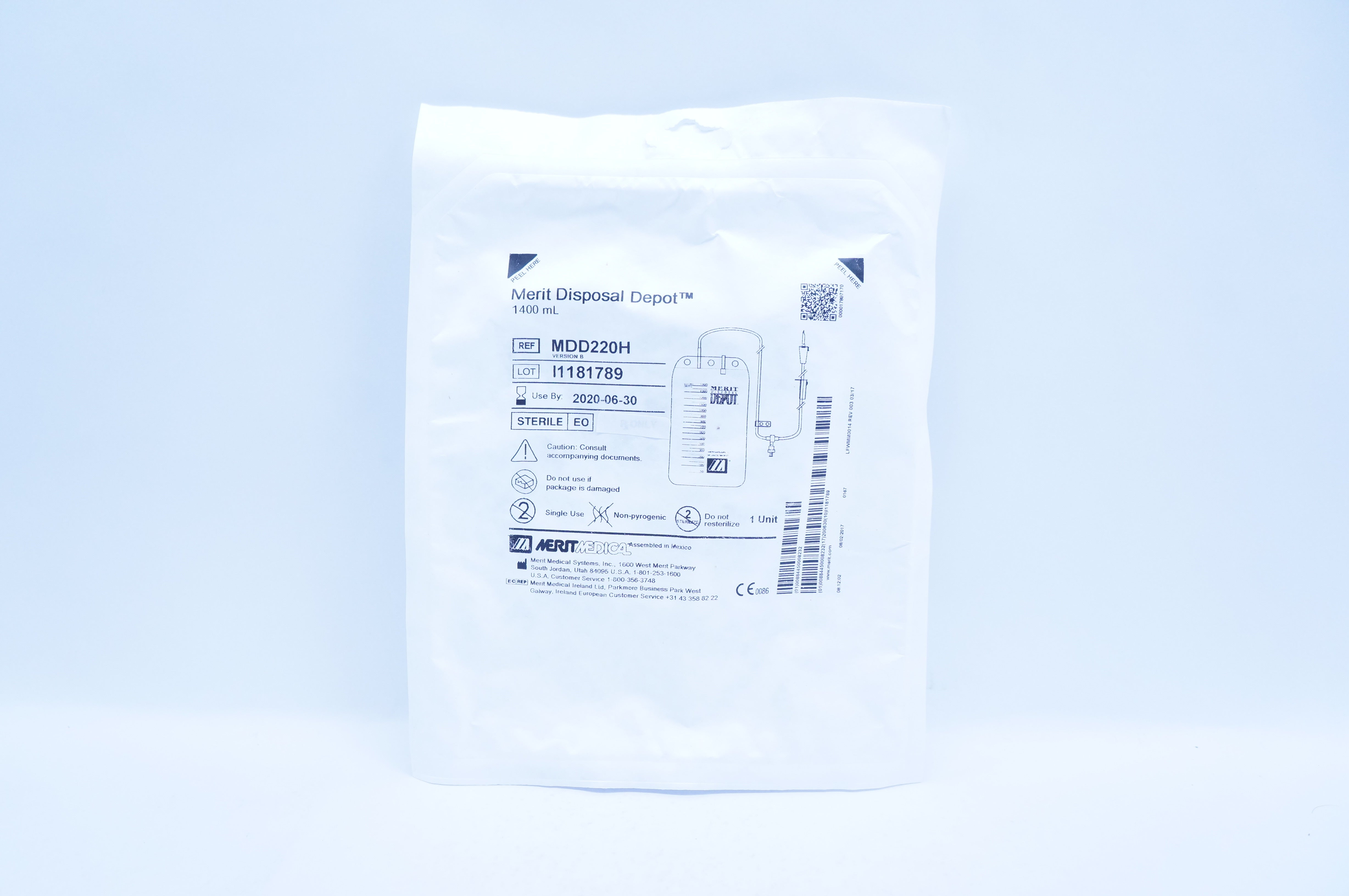 Merit Medical MDD220H Merit Disposal Depot 1400ml (x)