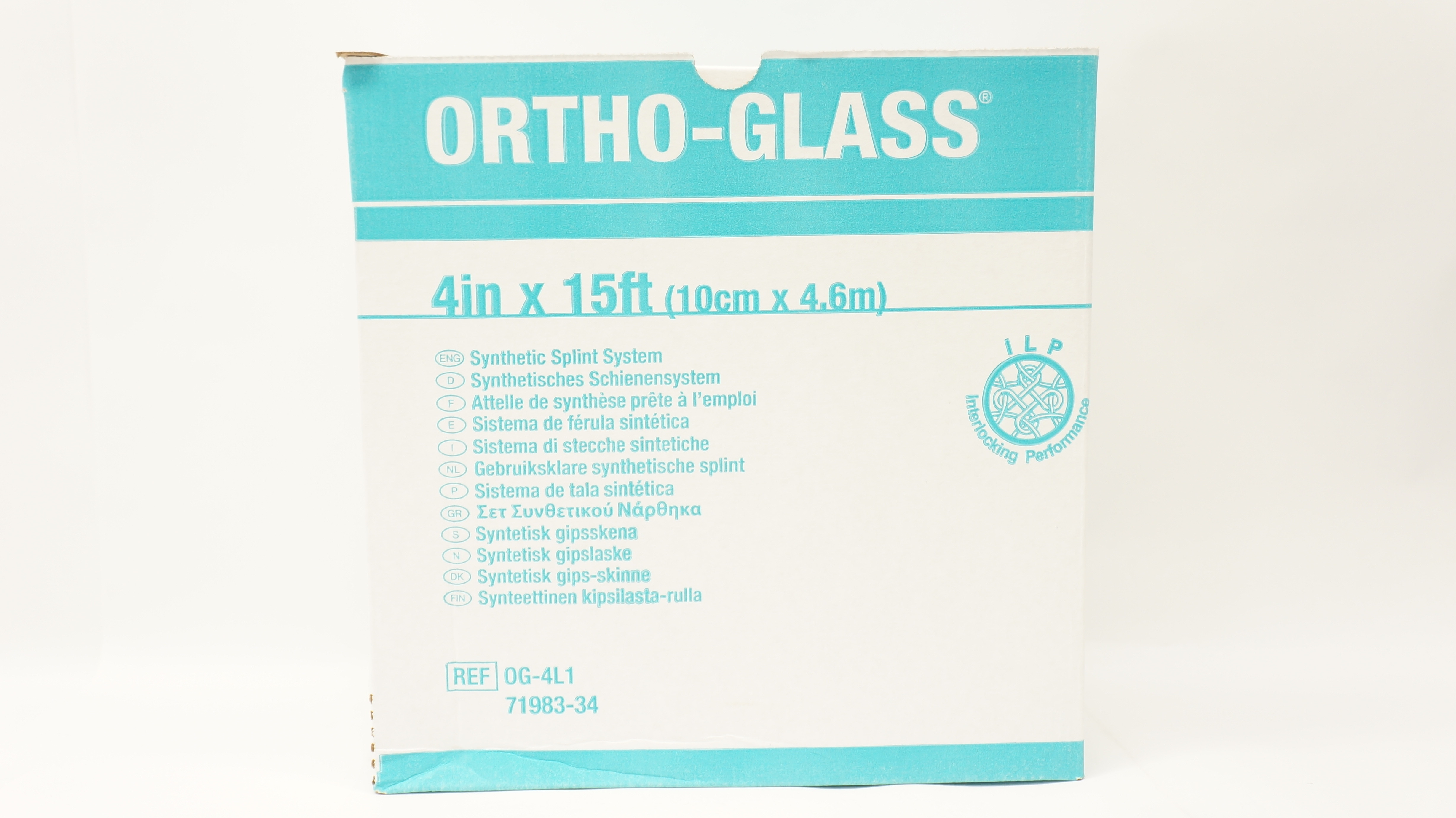 BSN Medical OG-4L1 Ortho-Glass Synthetic Splint System 4inch x 15ft.