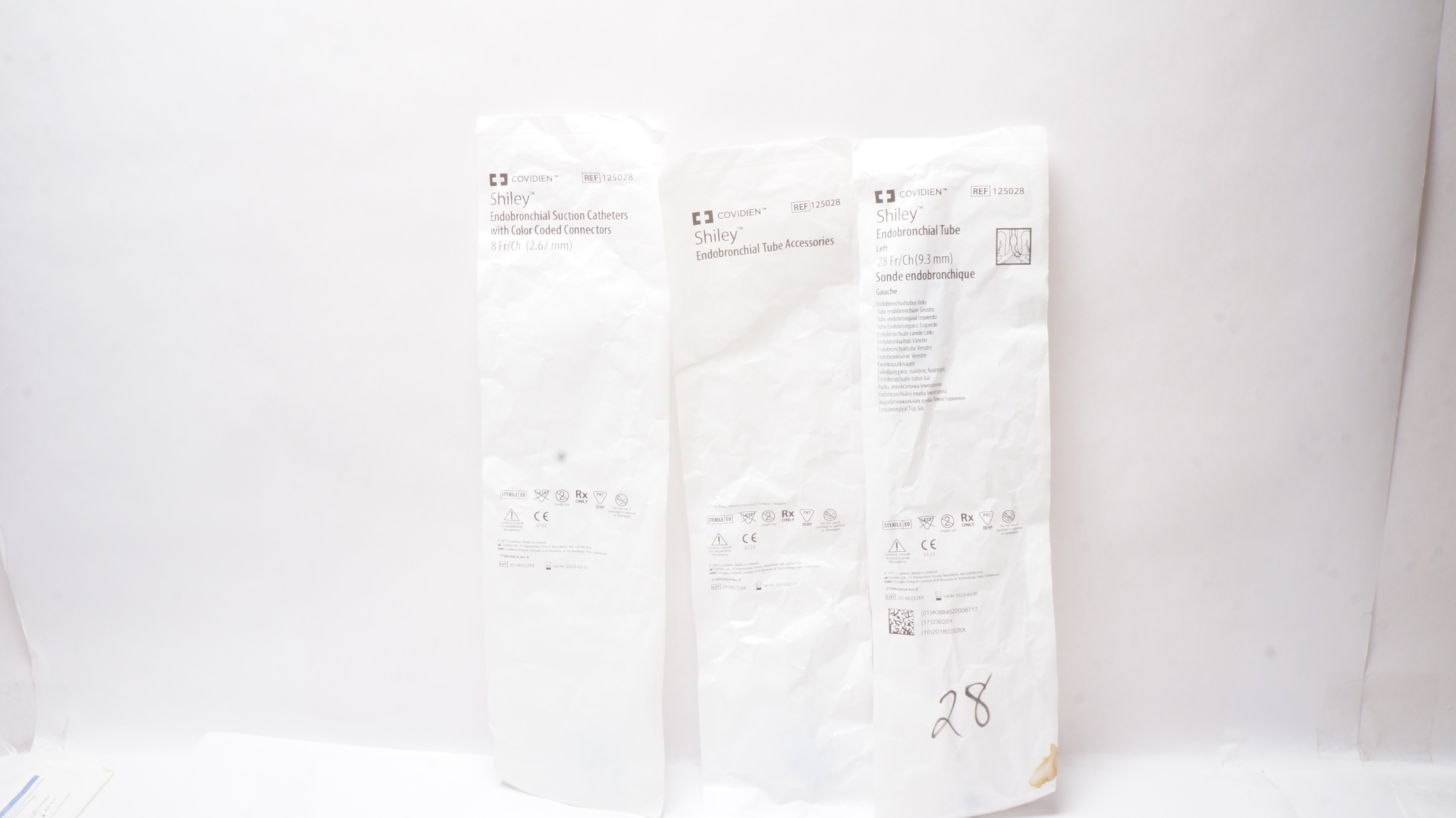 Covidien 125028 Shiley Endobronchial Tube Left 28Fr. (x)