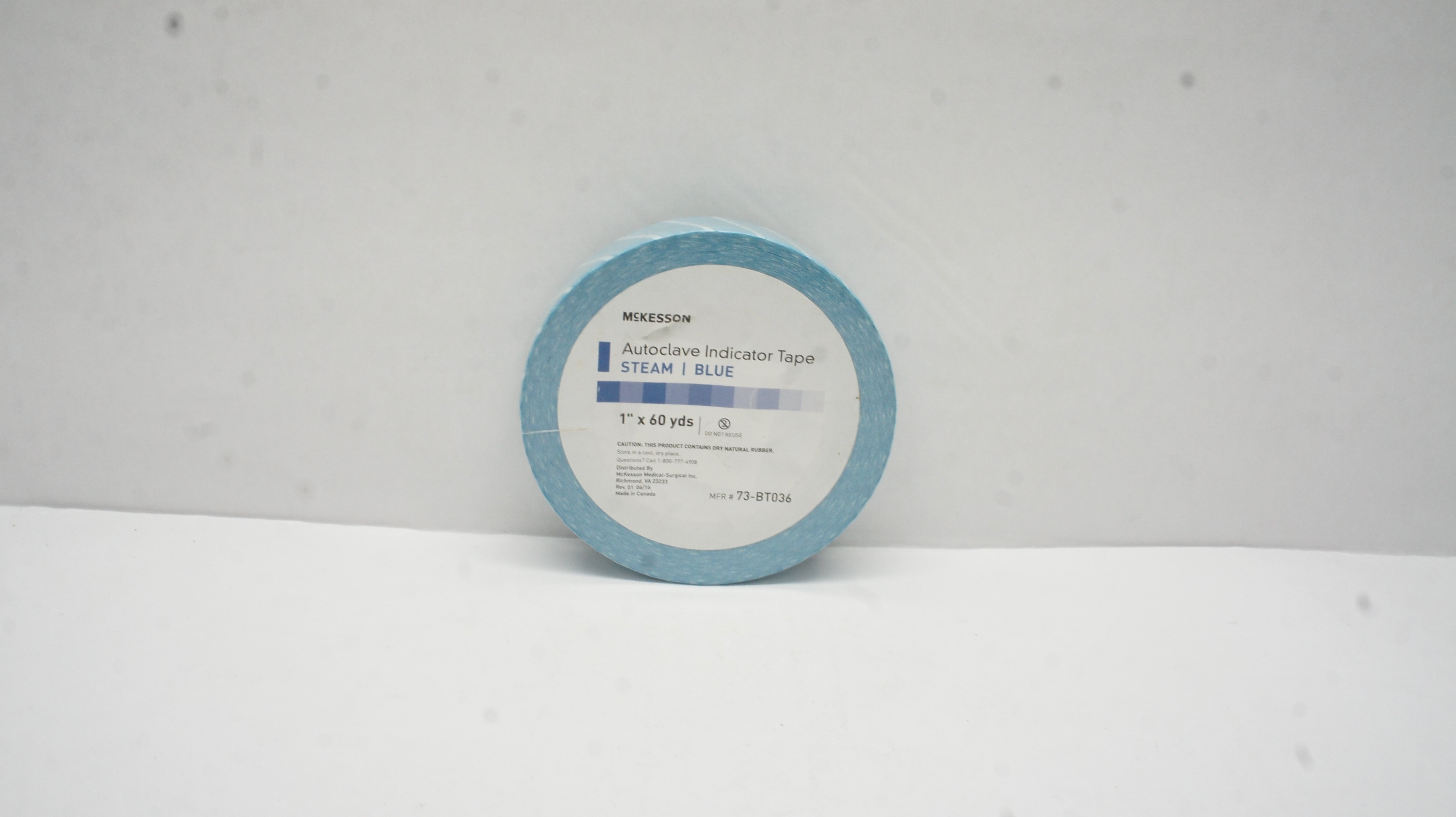 Mckesson 73-BT036 Autoclave Indicator Tape Steam/Blue 1In x 60yds (x)
