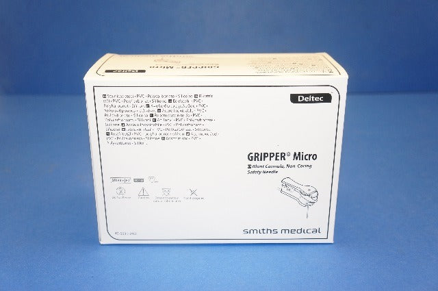 Smith Medical 21-3277-24 Deltec Gripper Micro Blunt Cannula Safety Ndle 20Gx1(x)-box