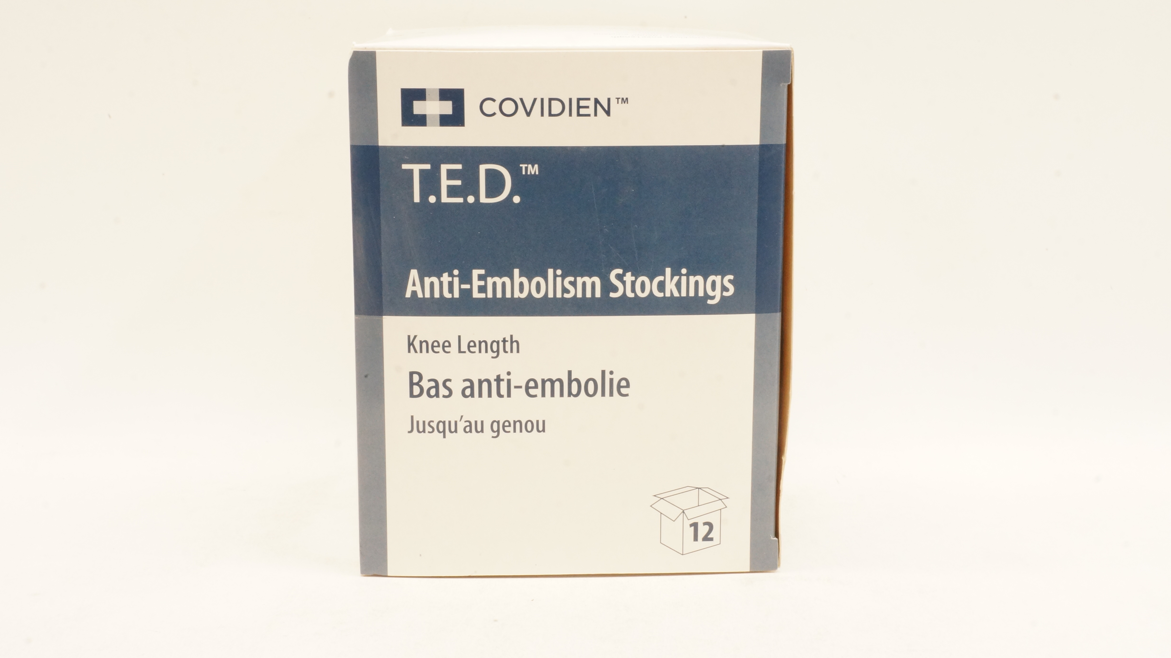 Covidien 7203 T.E.D. Anti-Embolism Stockings Large Regular Size E - Box of 12