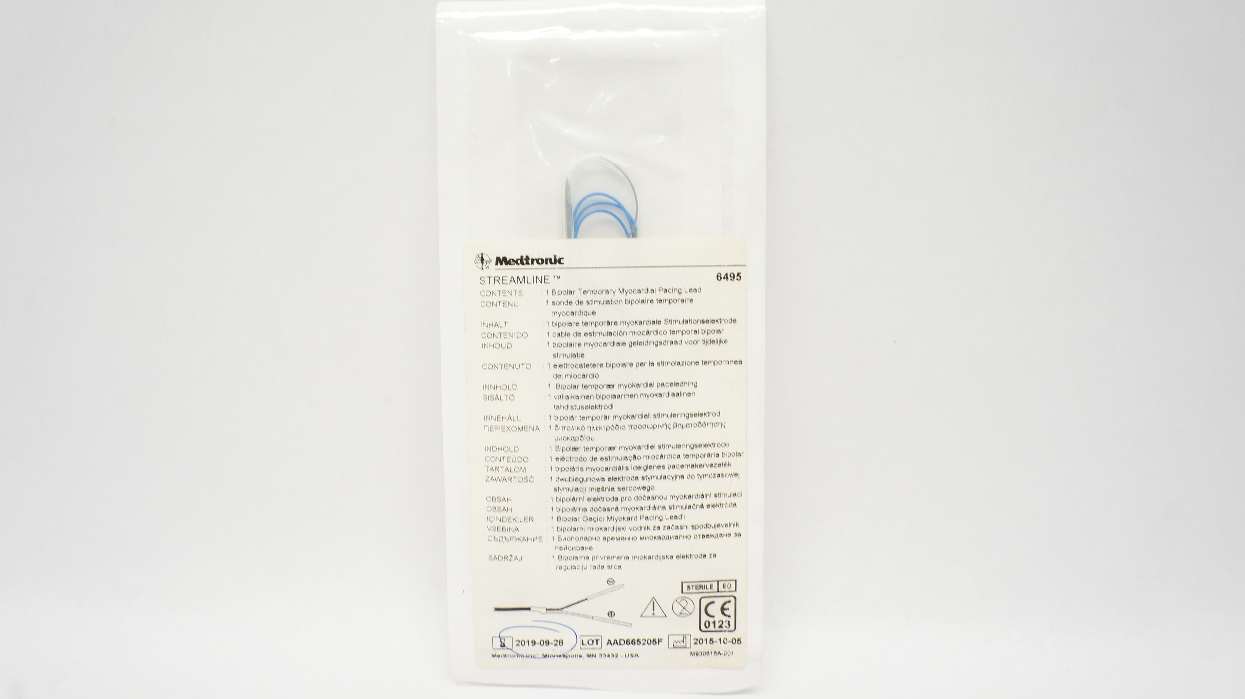 Medtronic 6495 STREAMLINE Bipolar Temporary Myocardial Pacing Lead (x)