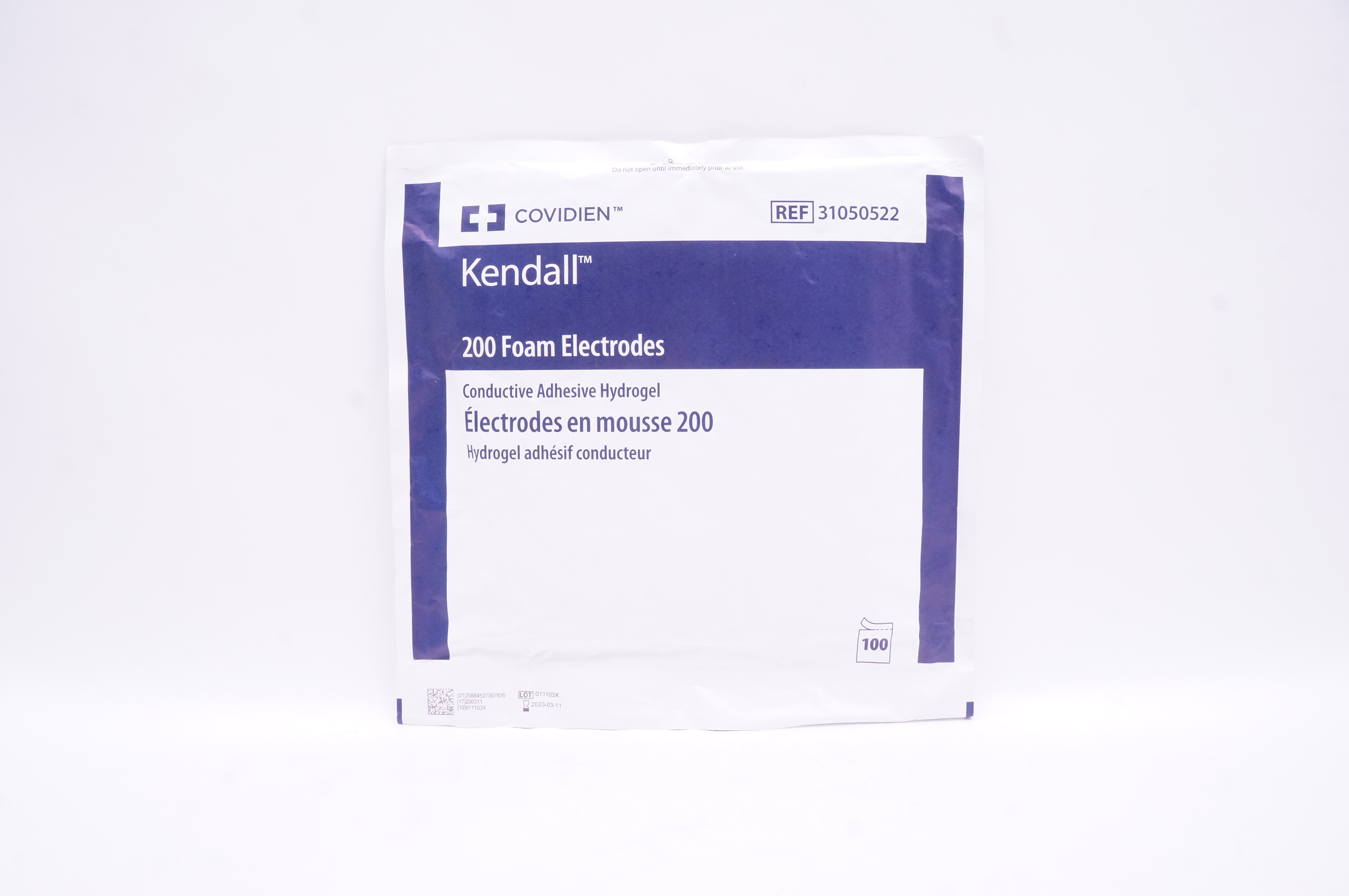 Covidien 31050522 Kendall 200 Foam Electrodes - Pack of 100