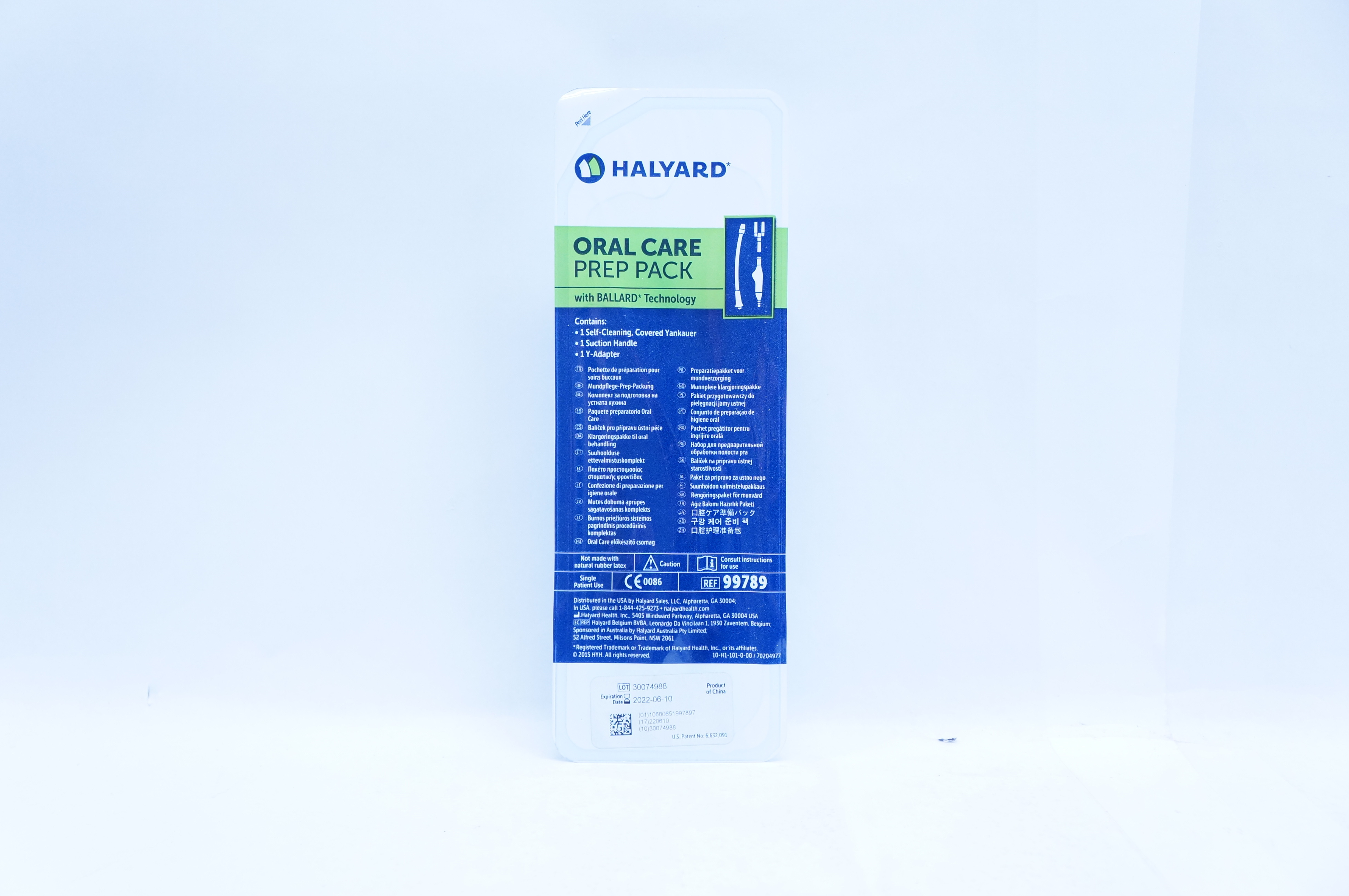 Halyard 99789 Oral Care Prep Pack with Ballard Technology