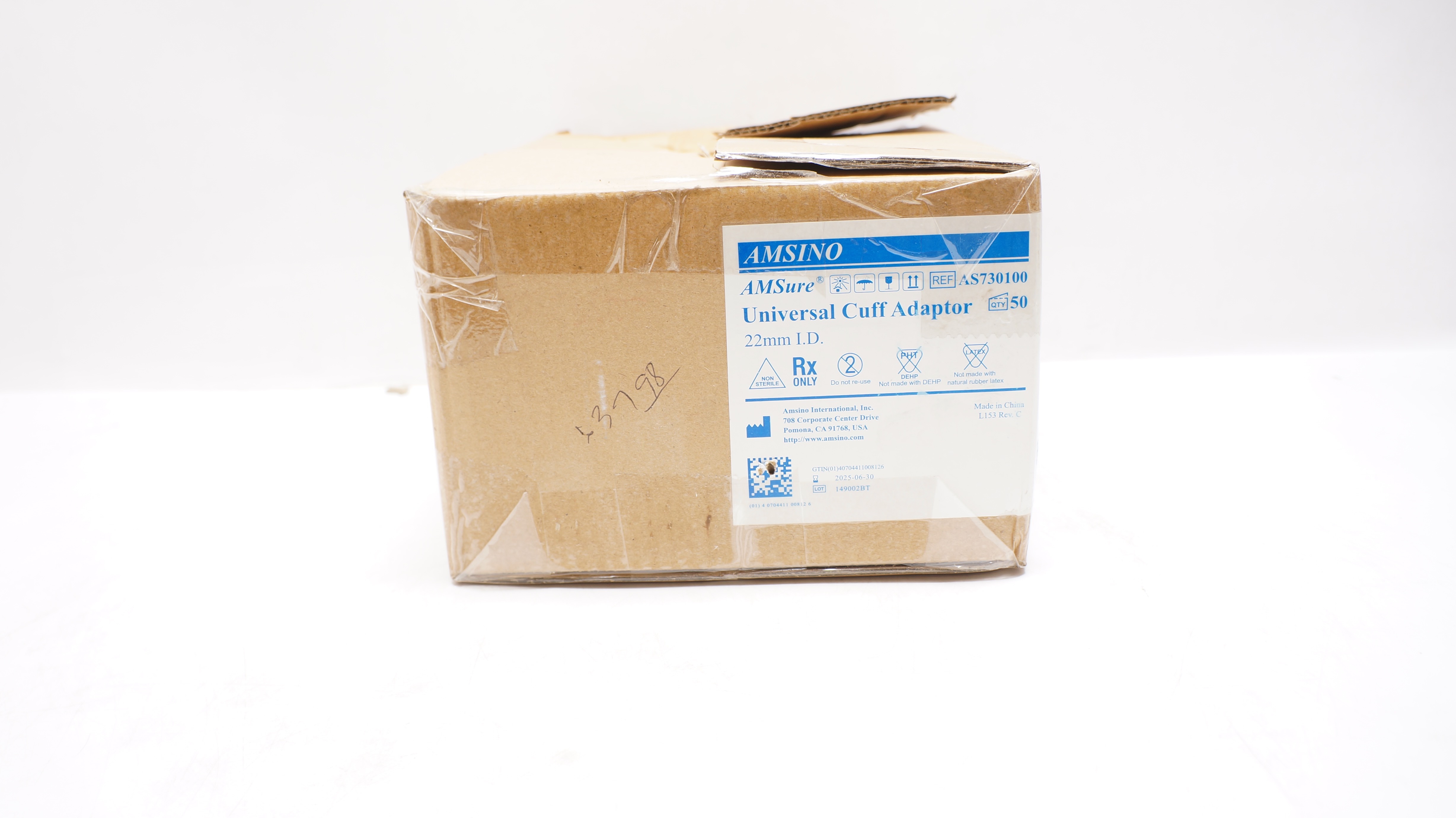 AMSINO AS730100 AMSure Universal Cuff Adaptor 22mm ID - Box of 42