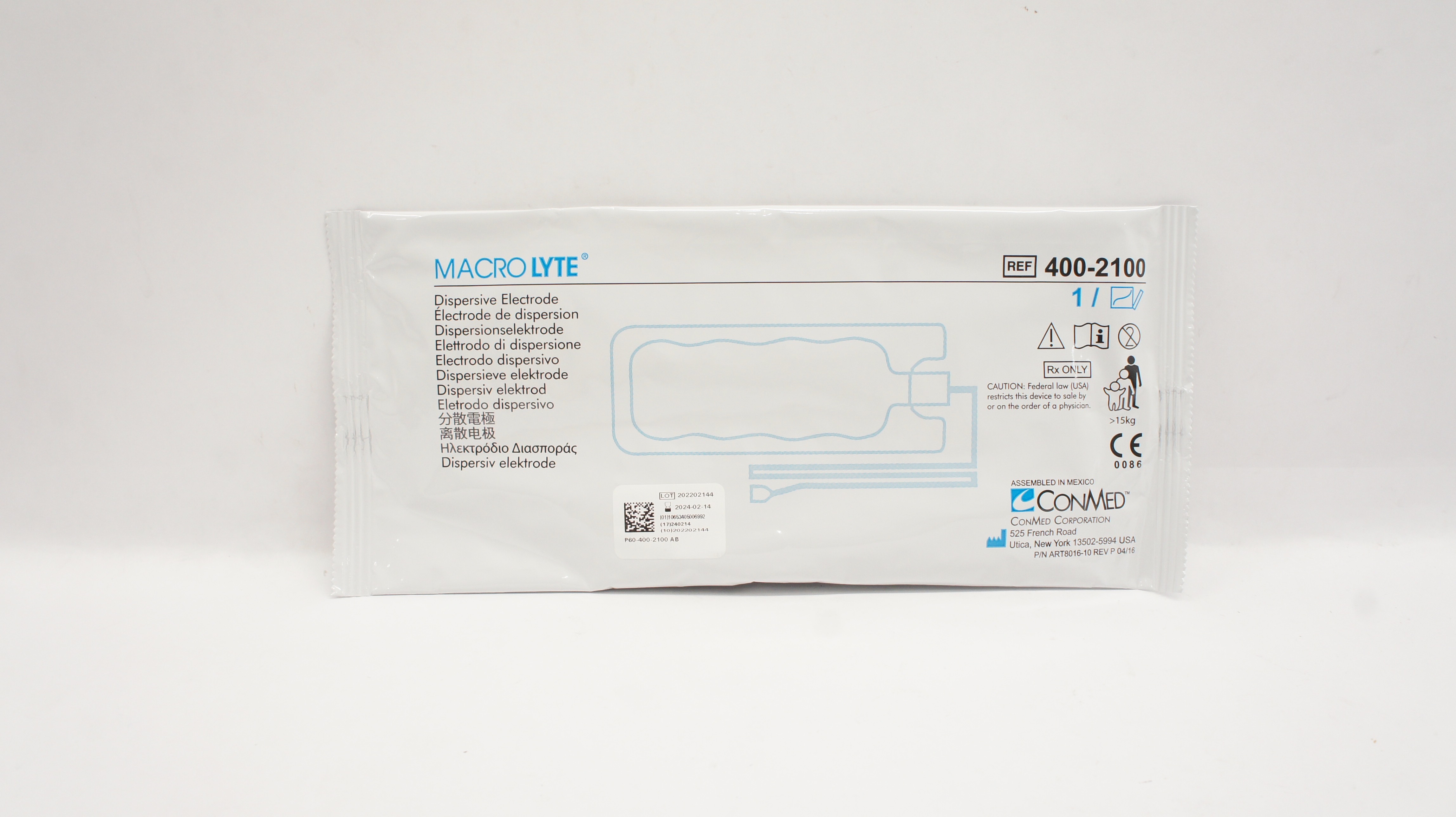 ConMed 400-2100 MacroLyte Dispersive Electrode