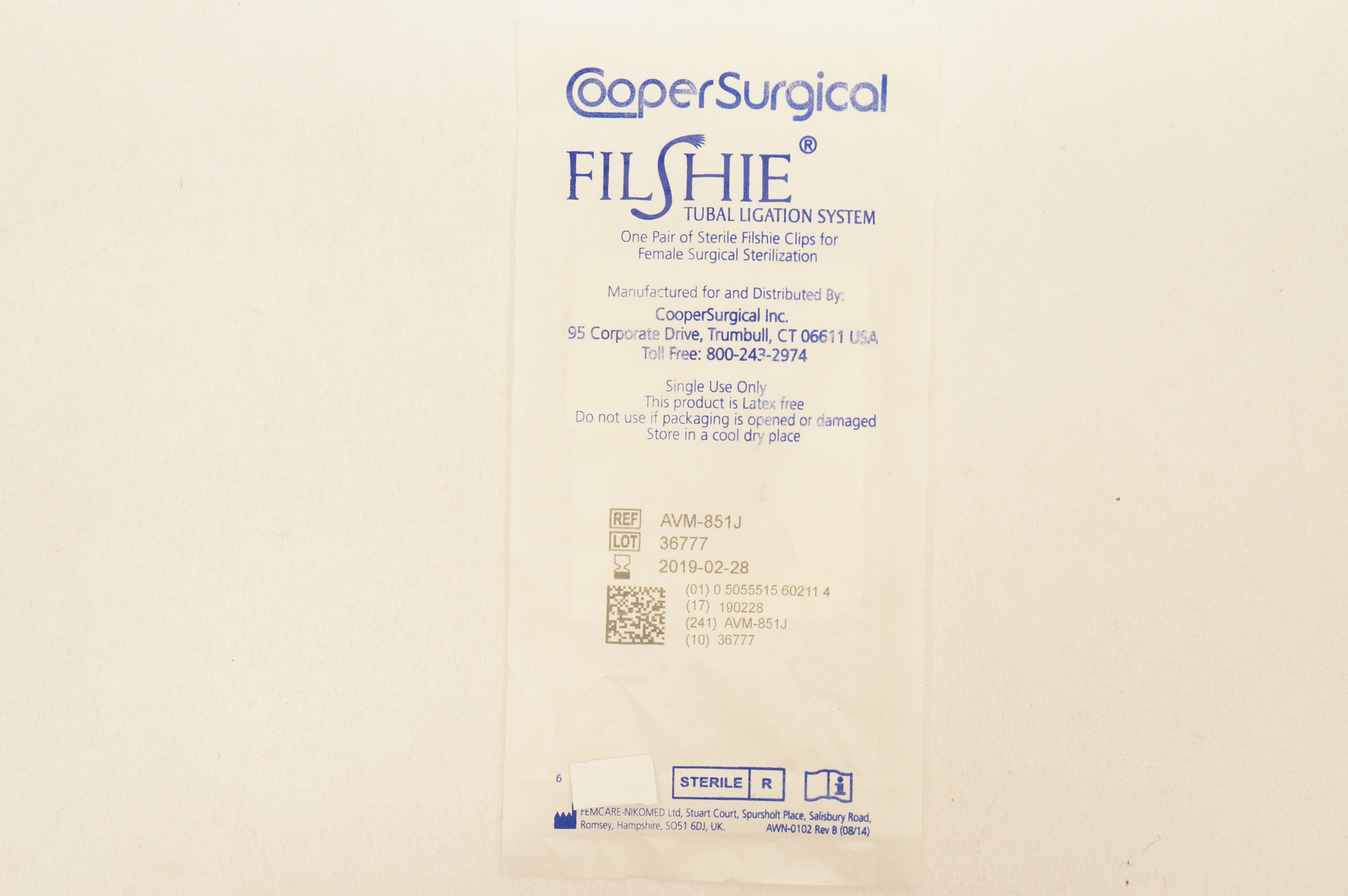Cooper Surgical AVM-851J FILSHIE Tubal Ligation System (x)