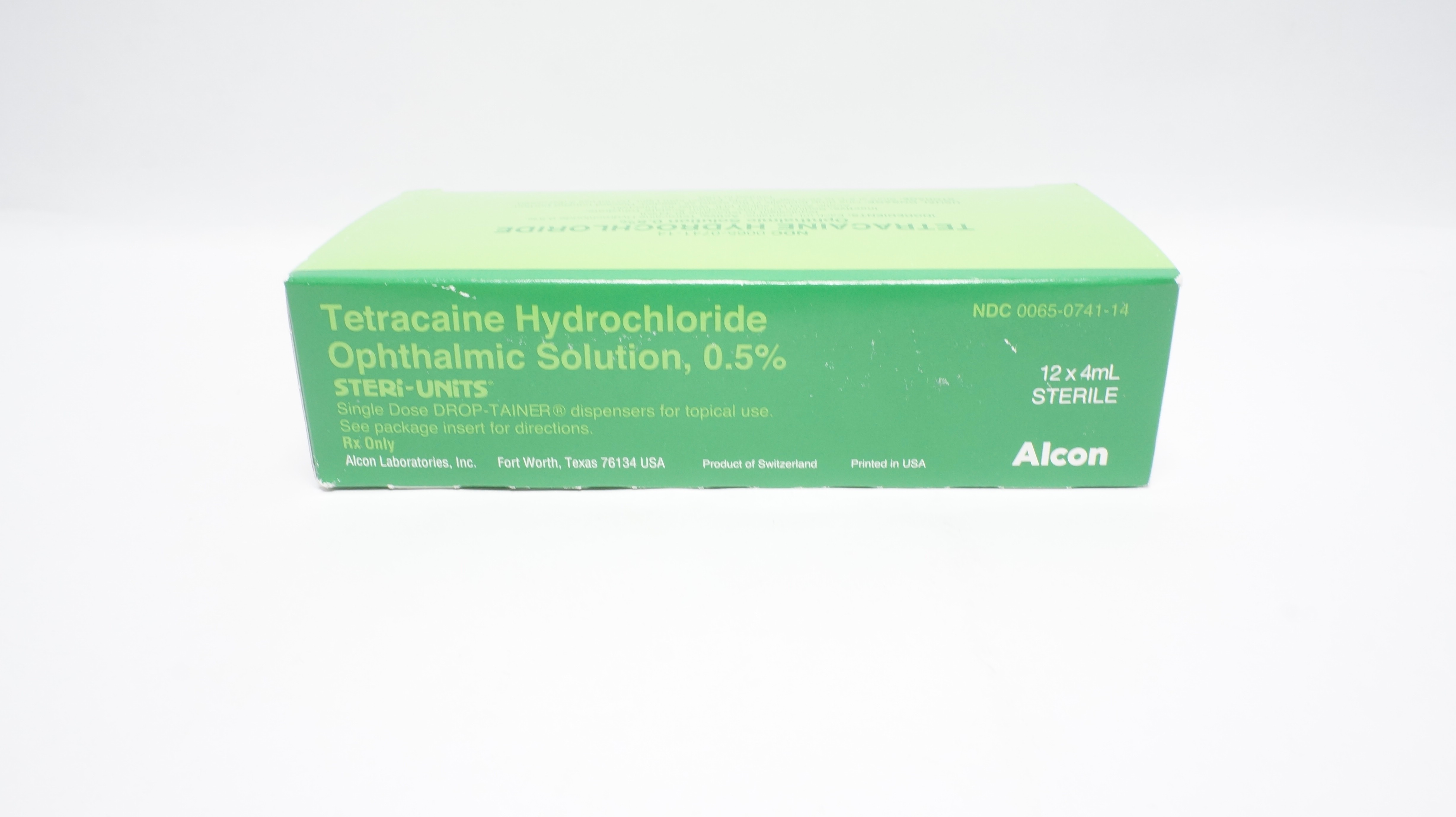 Alcon 0065-0741-14 Tetracaine Hydrochloride Ophthalmic Solution,5%, 12x14ml (x)