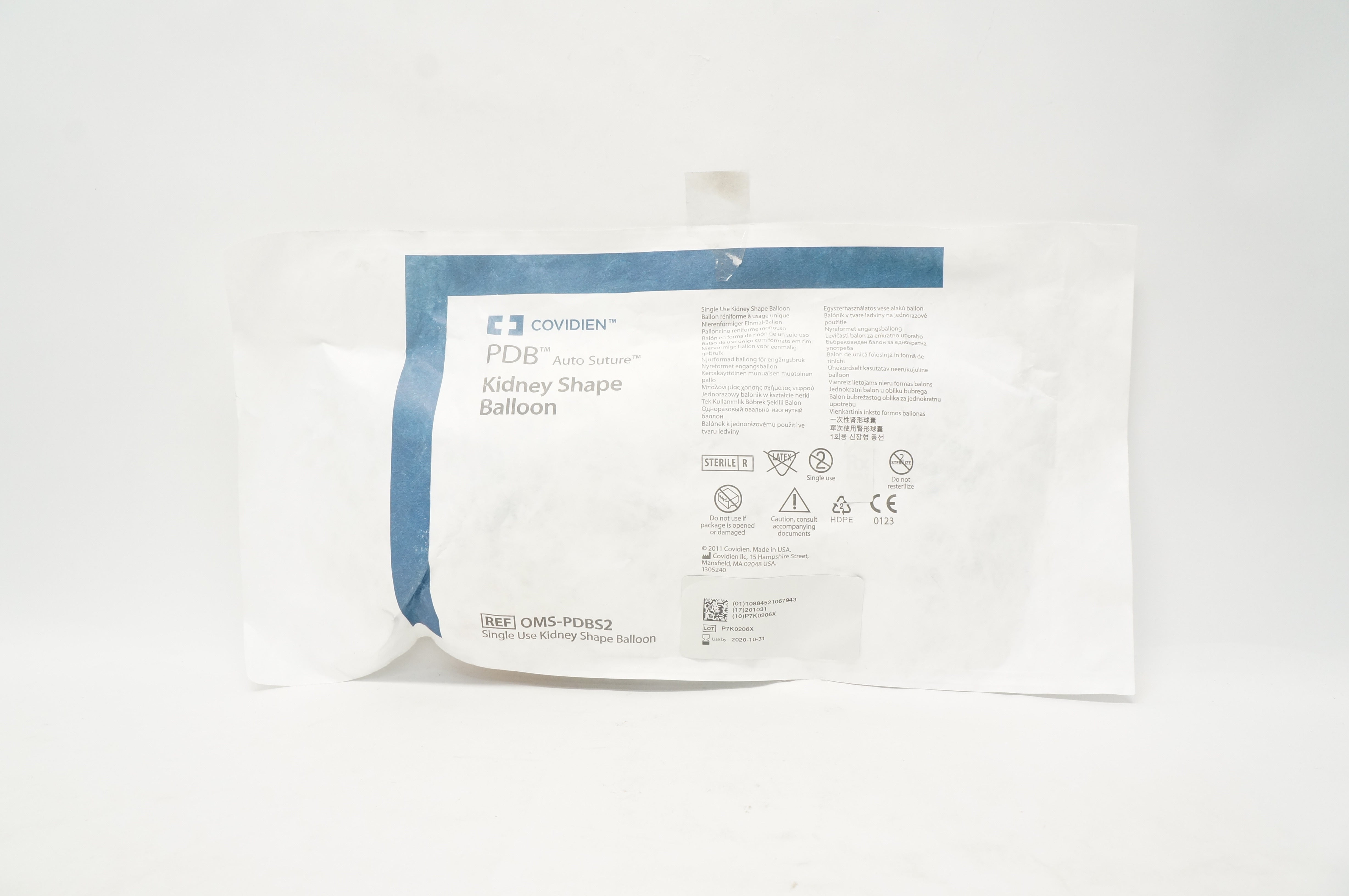 Covidien OMS-PDBS2 PDD AutoSuture Kidney Shape Balloon (x)