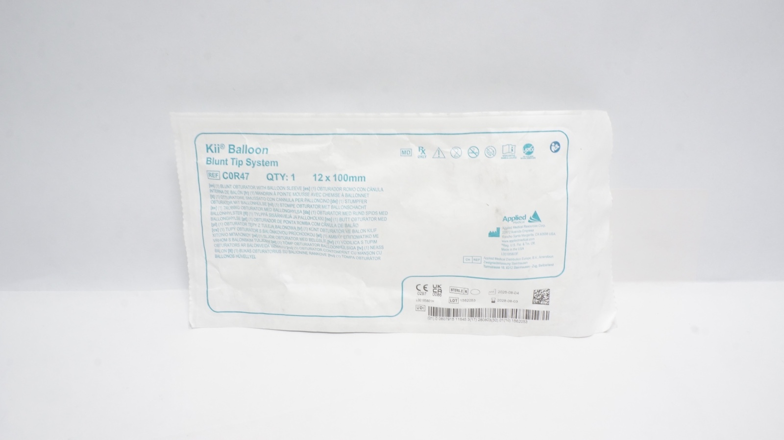 Applied Medical COR47 Kii Balloon Blunt Tip System 12x100mm