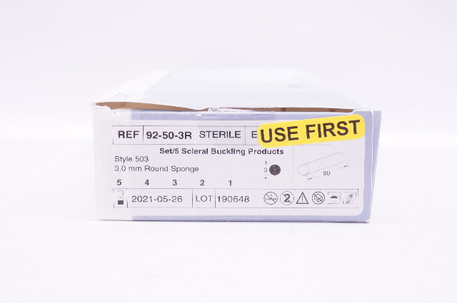 DORC 92-50-3R Scleral Buckling Products Set/5, 3.0mm Round Sponge, Style 503