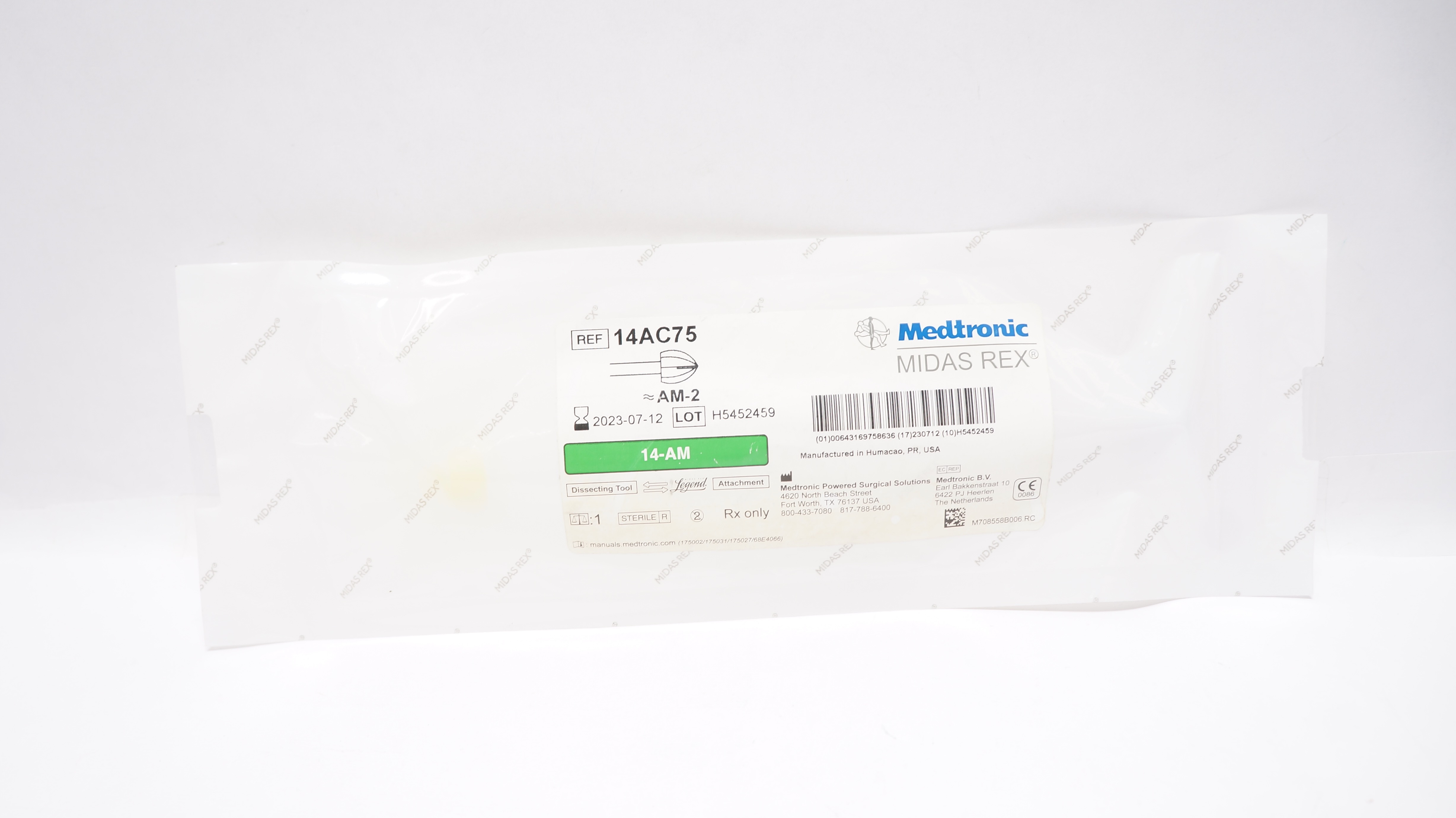 Medtronic 14AC75 Midas Rex AM-2 14-AM Dissecting Tool (x)