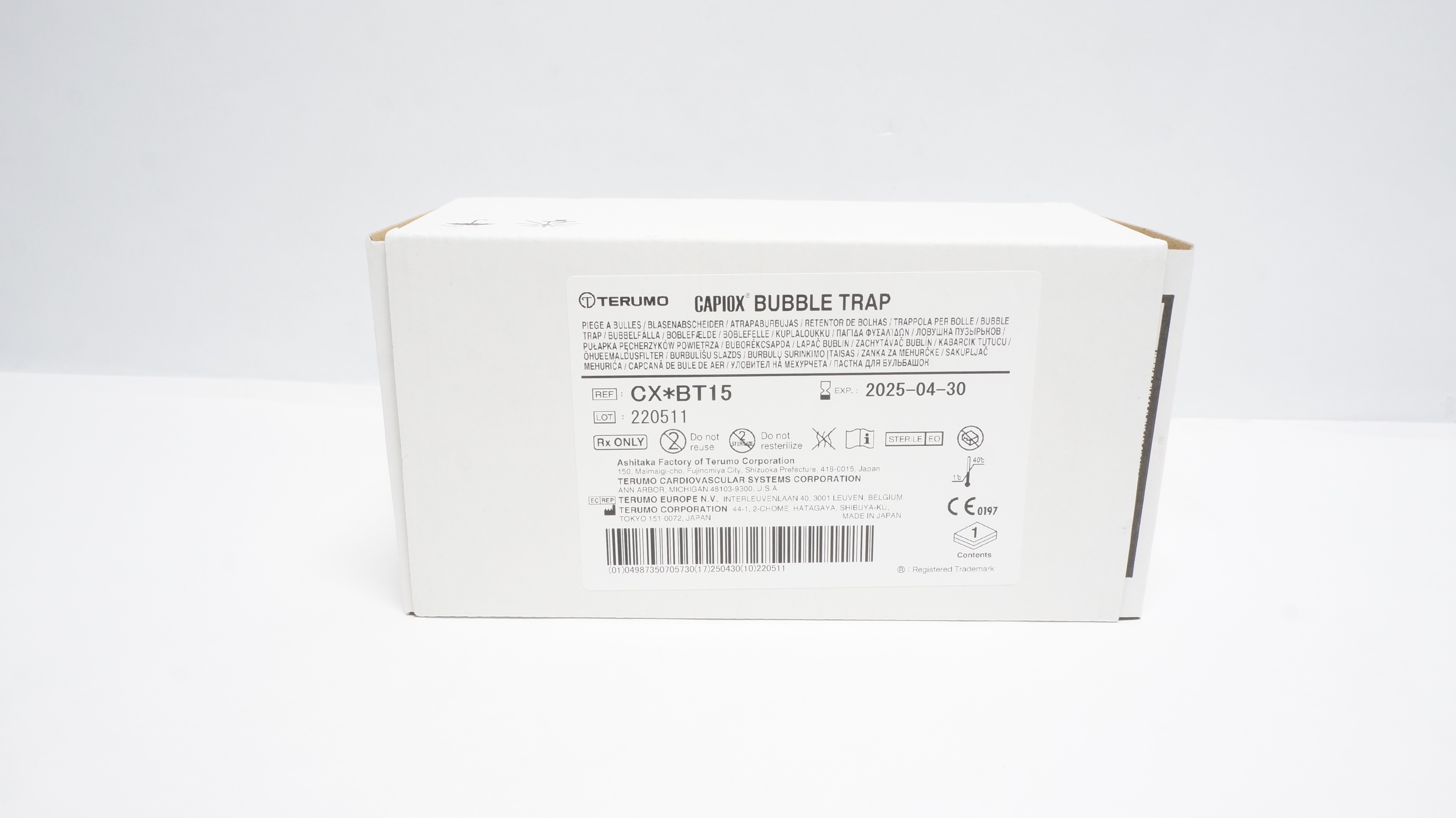Terumo CX*BT15 Capiox Bubble Trap (x)