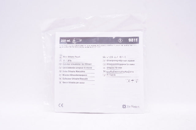 Hollister 9811 SoftFlex Male Urinary Pouch, 250mL