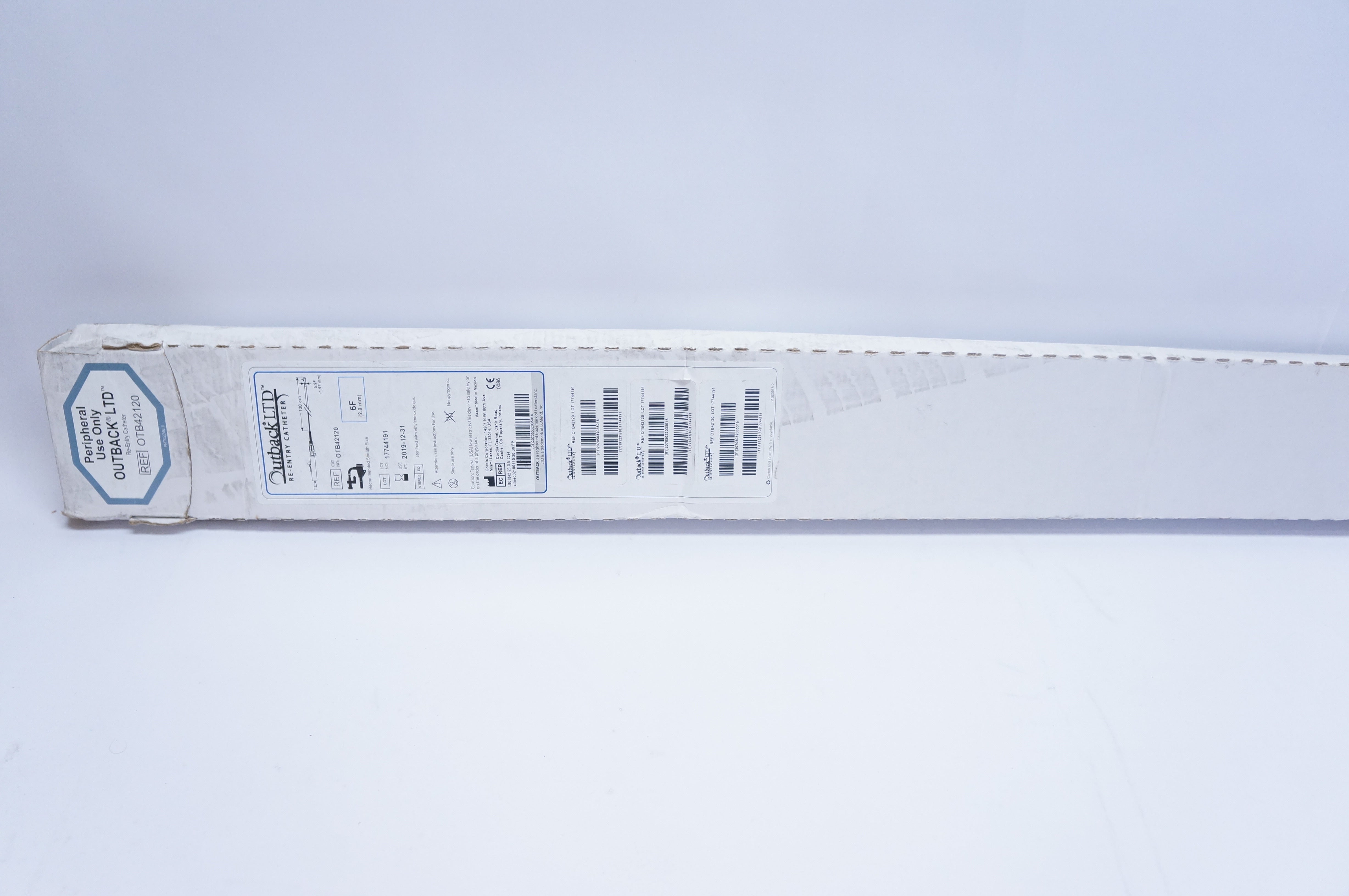 Cordis OTB42120 Outback LTD Re-Entry Cath. 6F x 120cm x 1.97mm (x)