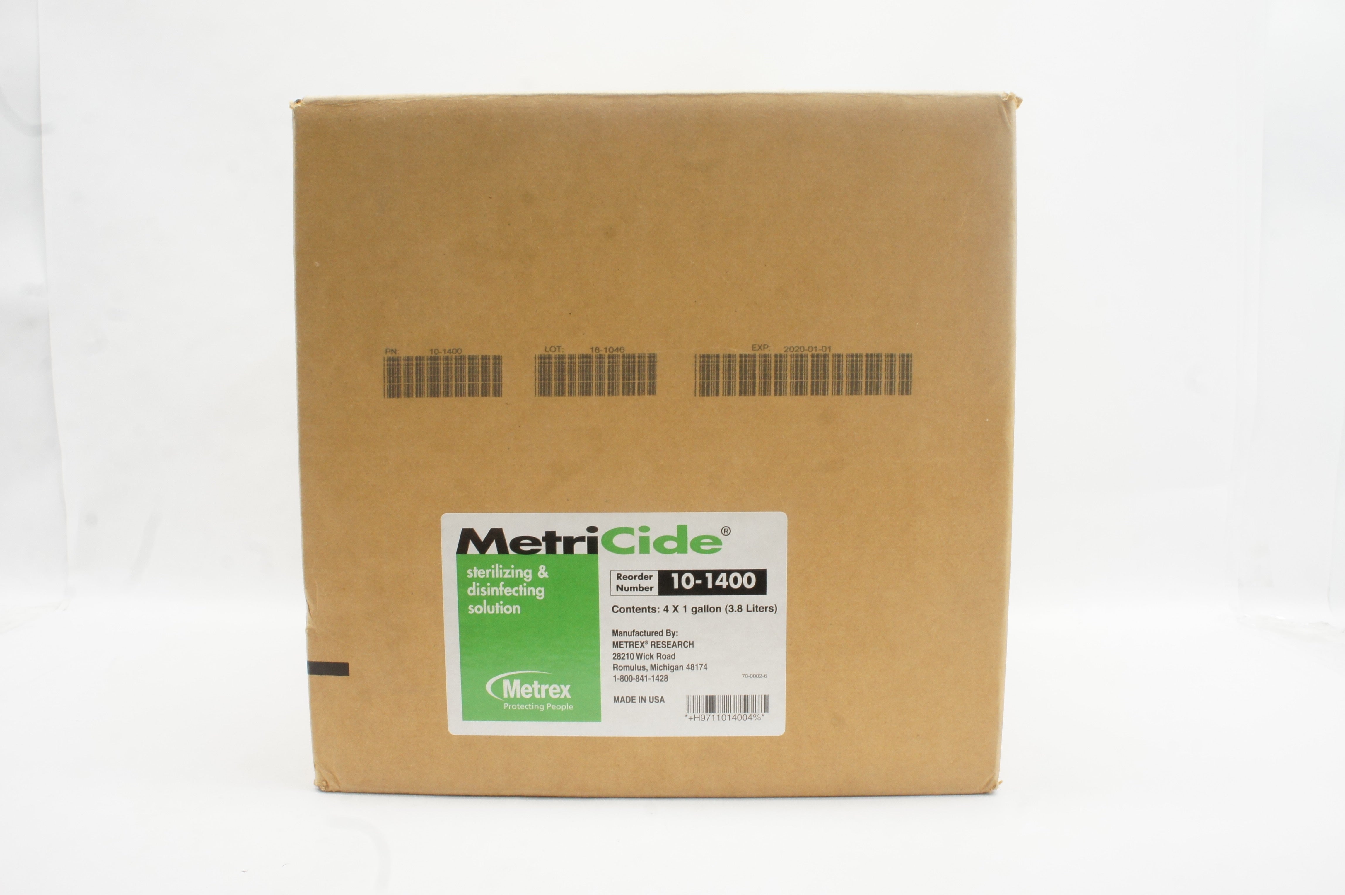 Metrex 10-1400 MetriCide Sterilizing & Disinfectiing Solution - Caseof 4 (x)