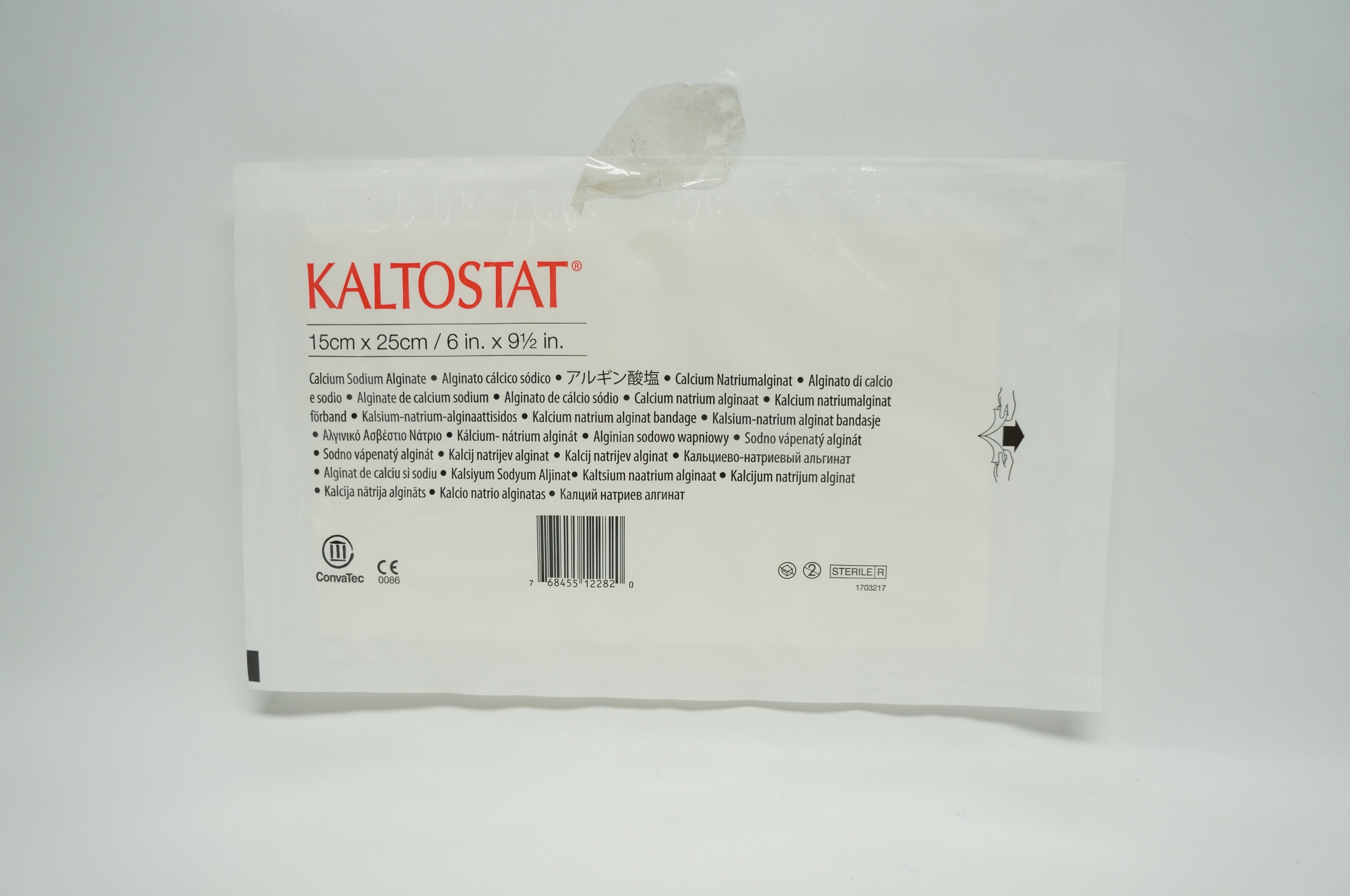ConvaTec Kaltostat Calcium Sodium Alginate 6 inch x 9-1/2 inch