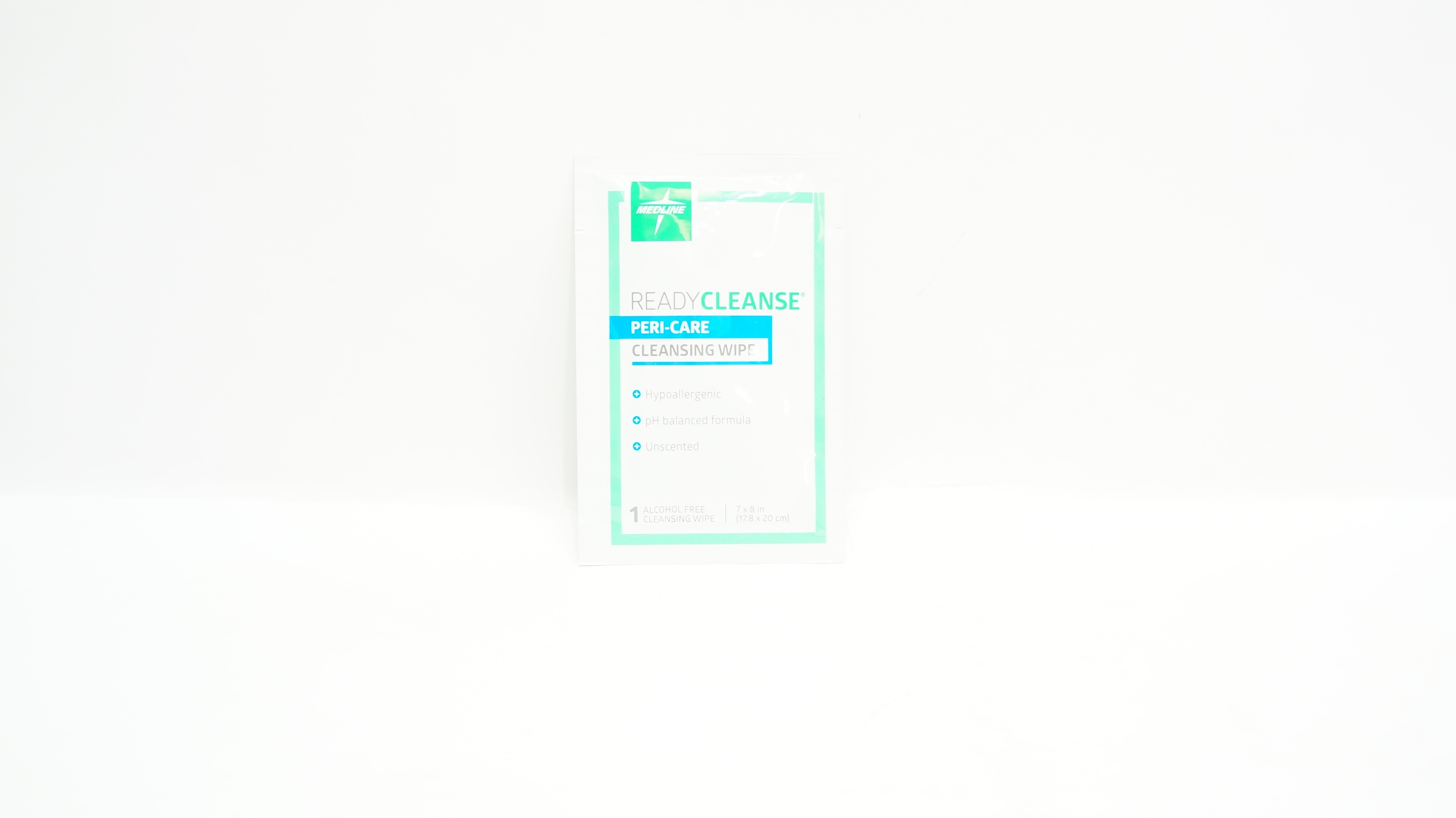 Medline 503721 Ready Cleanse Peri-Care Cleansing Wipe 7 x 8inch