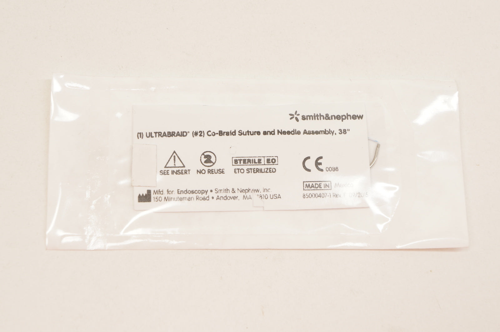 Smith&Nephew 7210915 Ultrabraid Co-Braid 38 Stre & Ndle