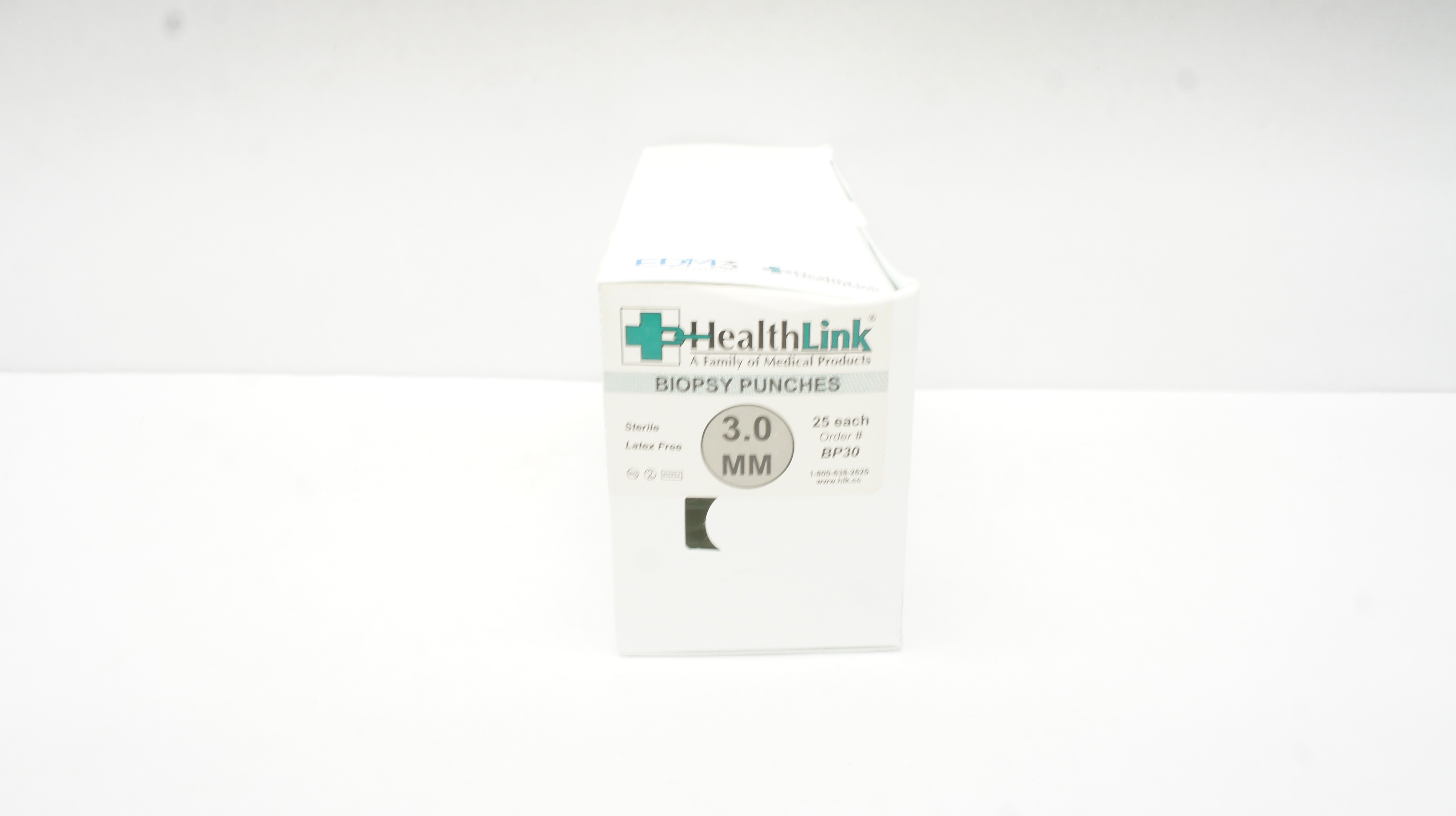 HealthLink BP30 Biopsy Punches 3mm (x) - Box of 25