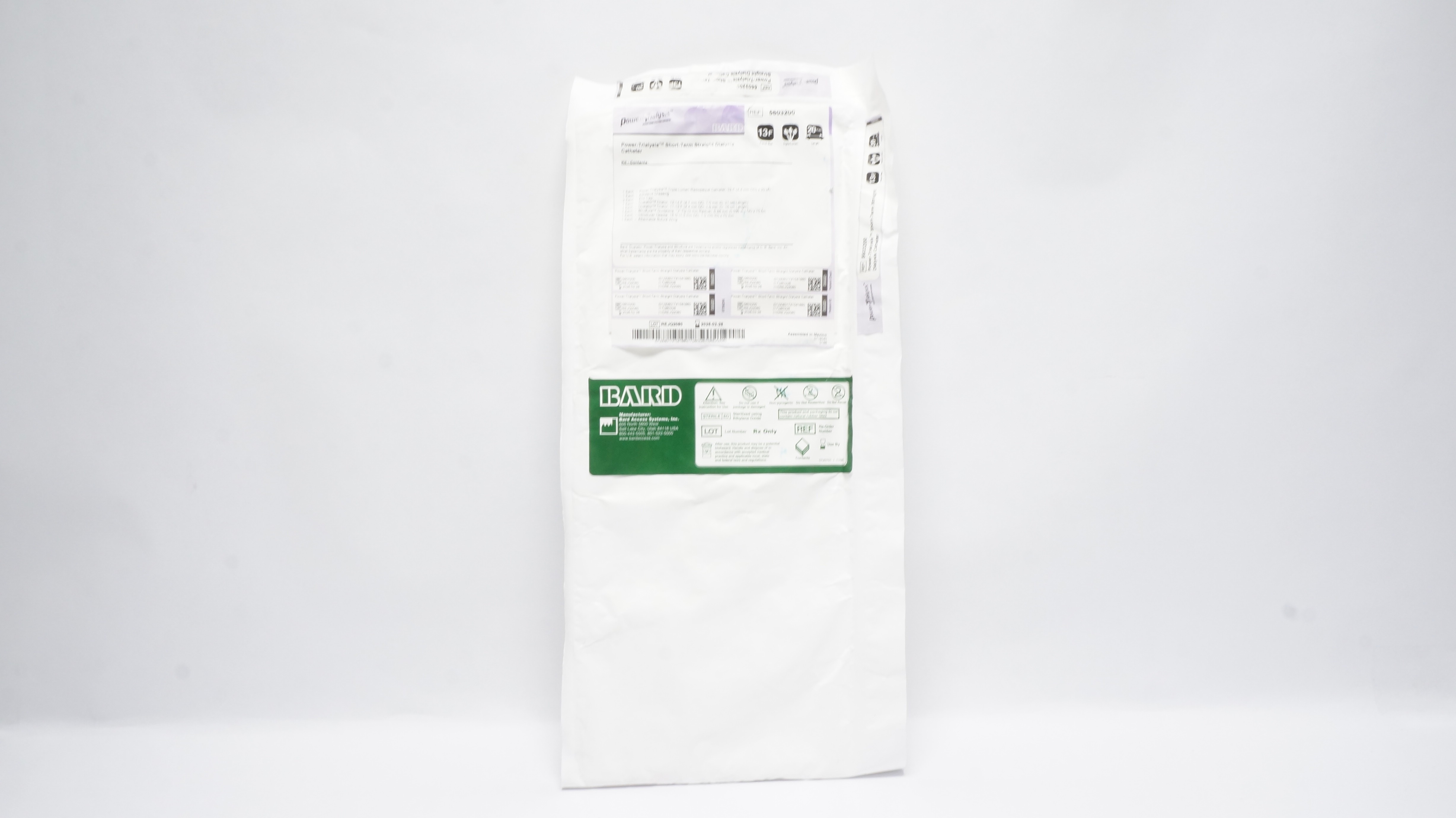 Bard 5603200 Power-Trialysis Short-Term Straight Dialysis Cath. 13F x 20cm