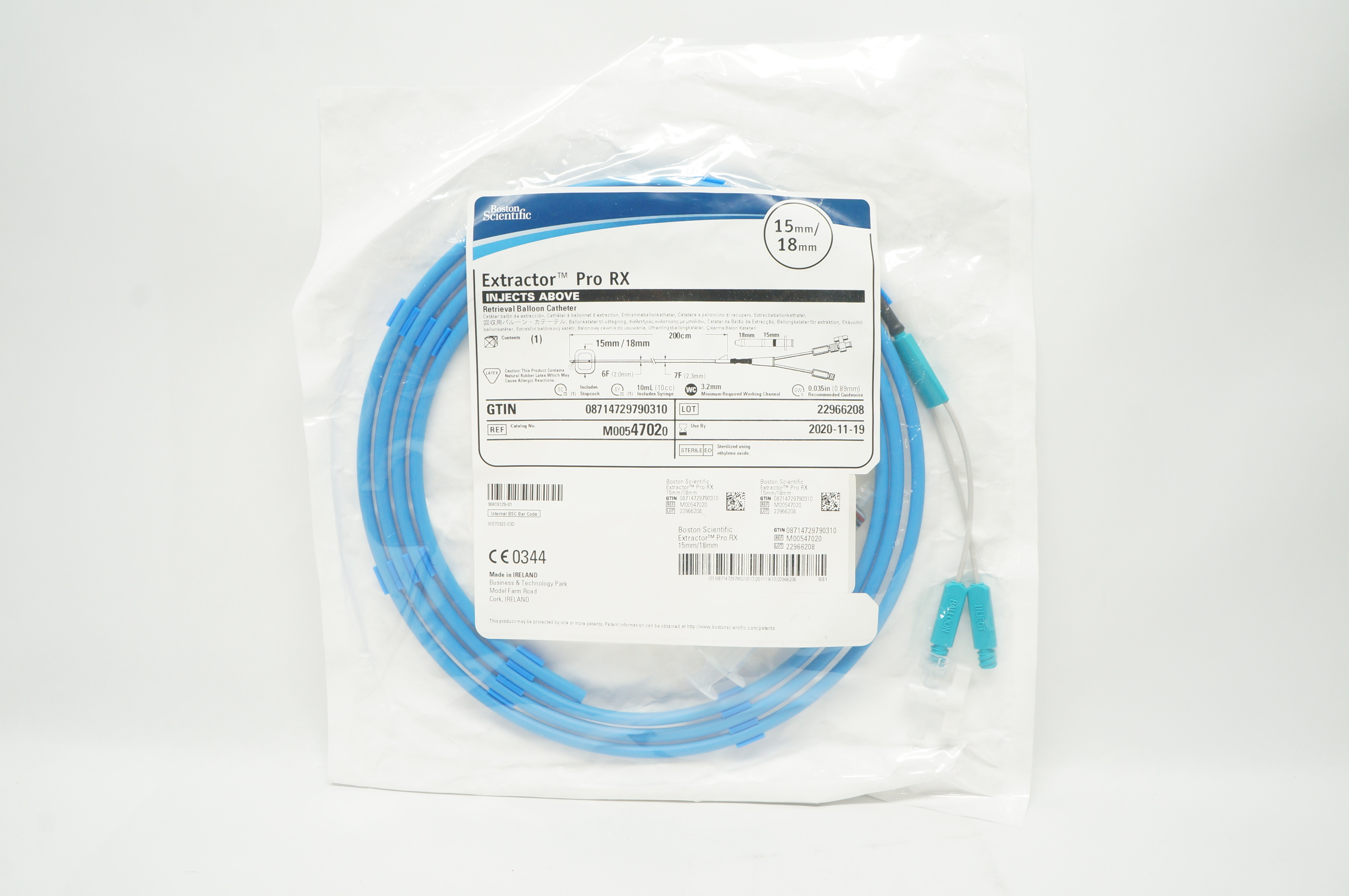 Boston Scientific 4702 Extractor Retrieval Balloon Cath. 15mm/18mm (x)