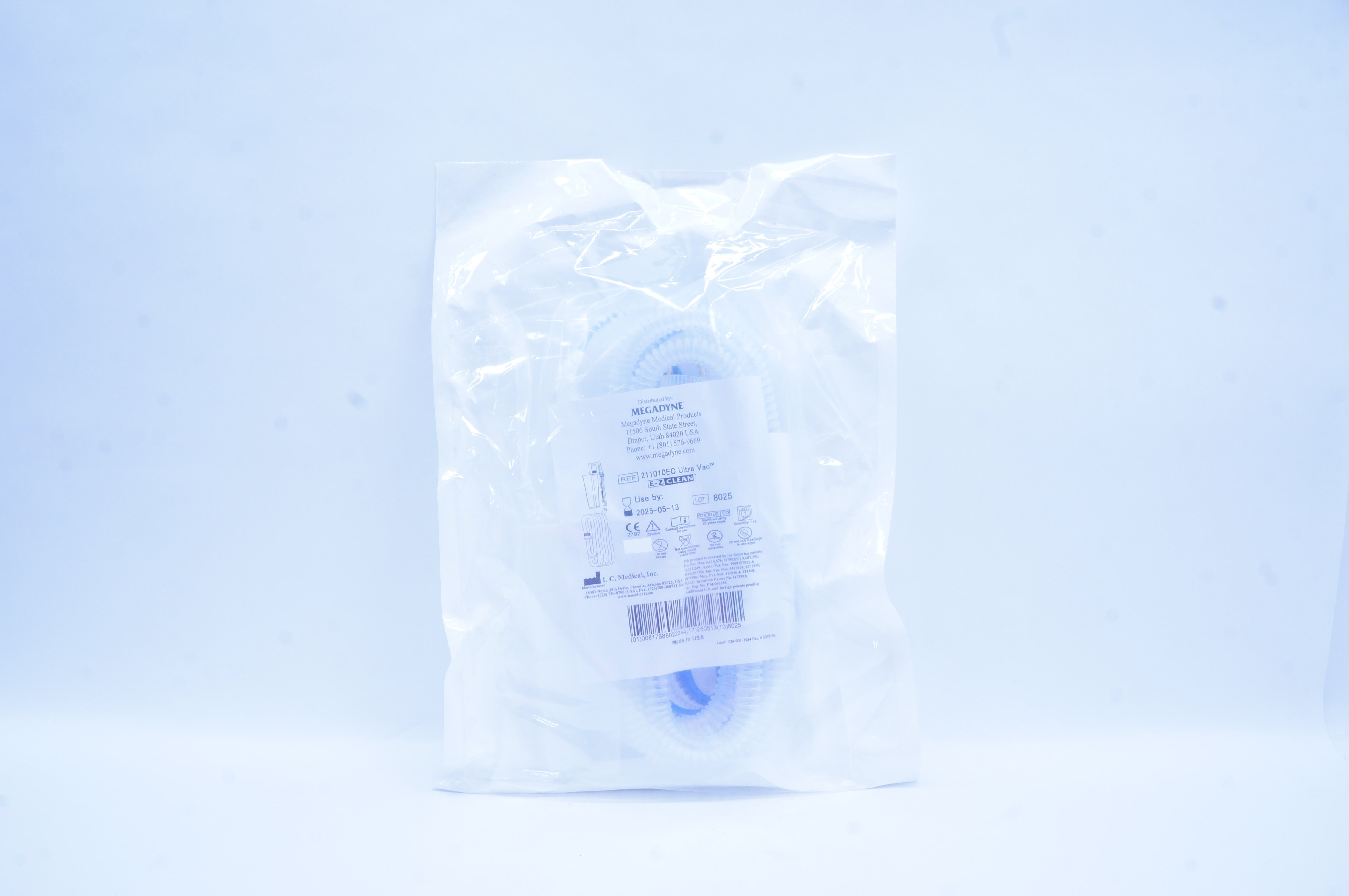 I.C.Medical 211010EC Megadyne Ultra Vac E-Z Clean