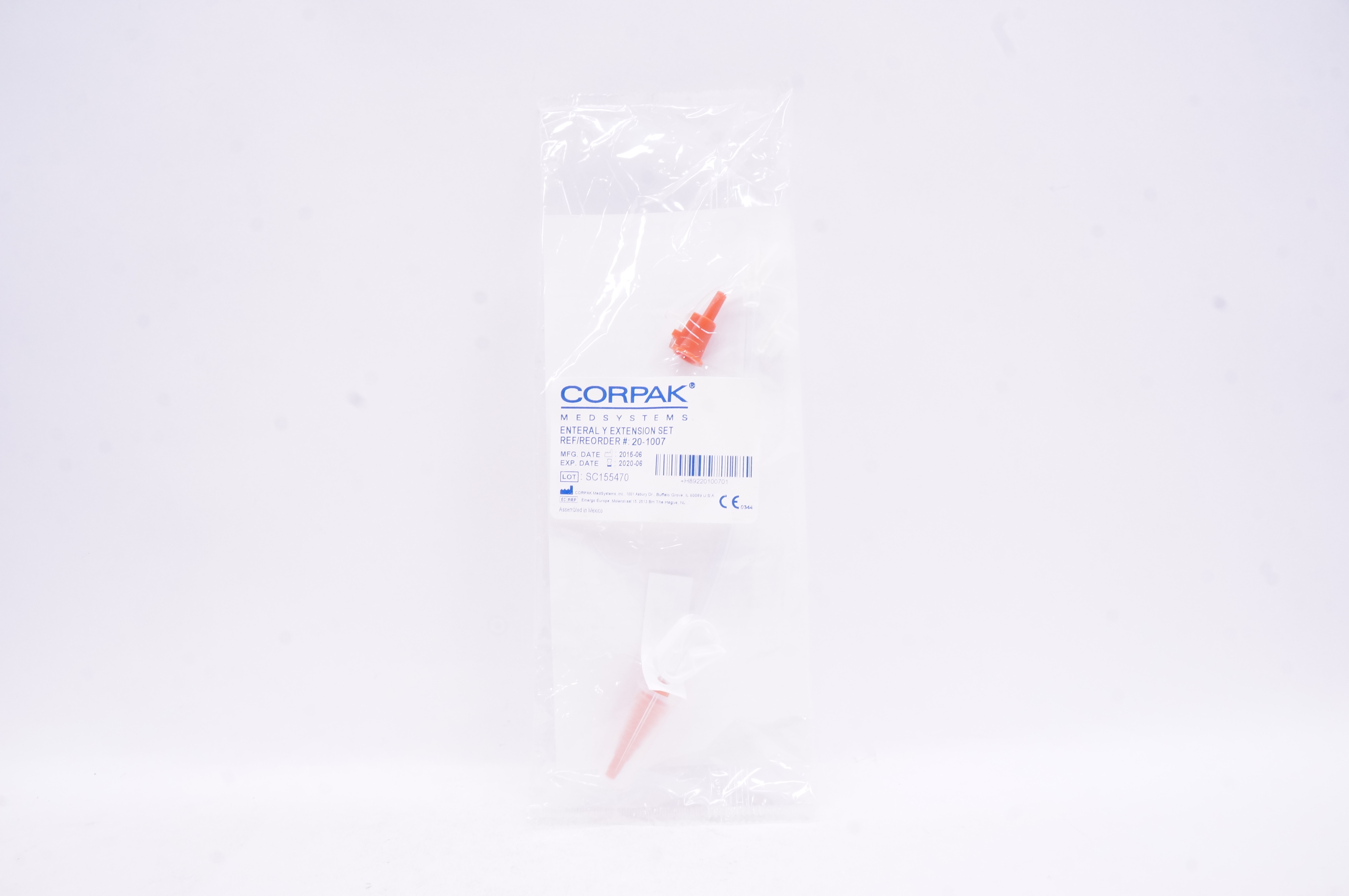 Corpak 20-1007 Enteral Y Extension Set (x)