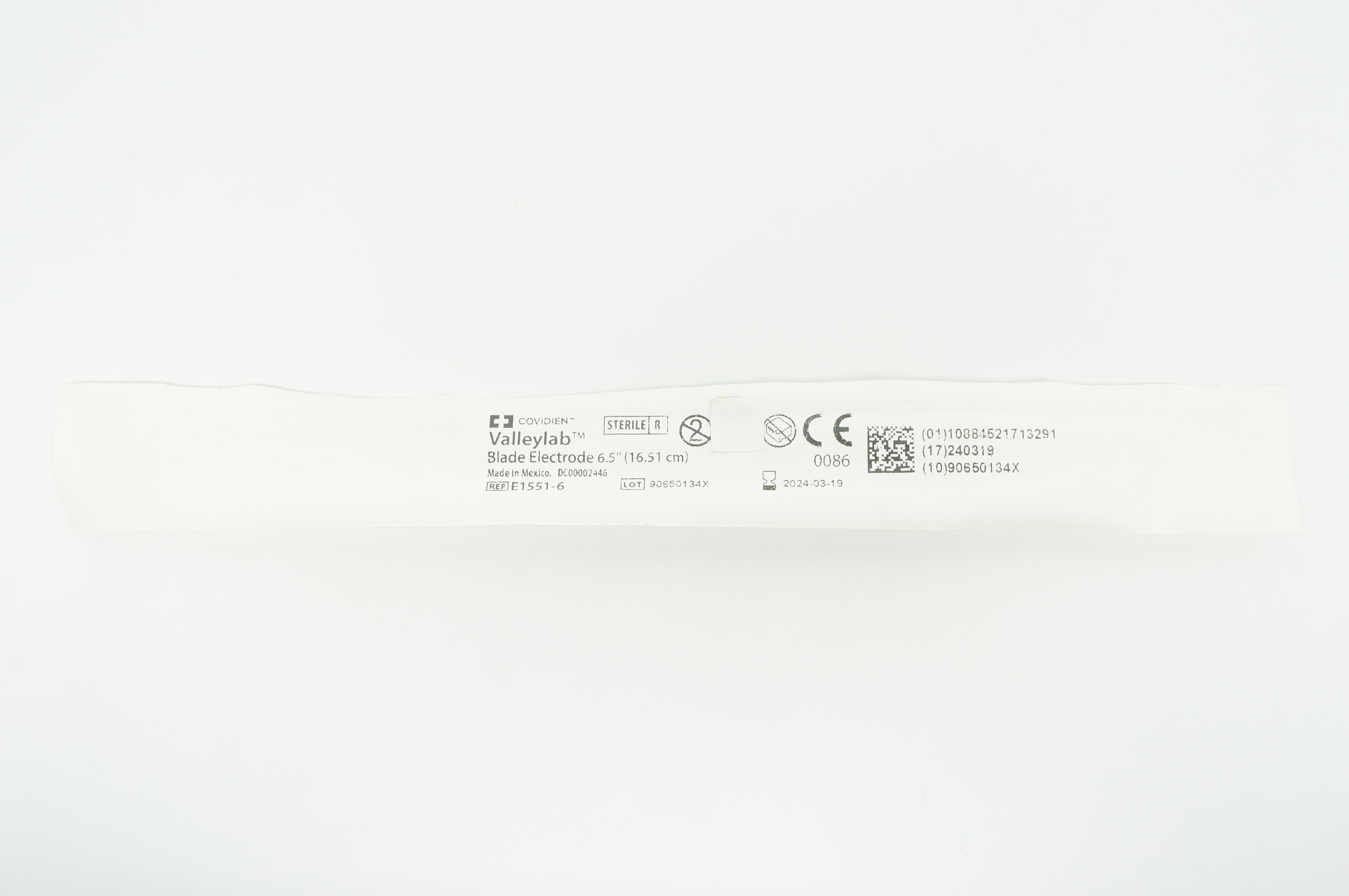 Covidien E1551-6 Valleylab Blade Electrode 6.5inch