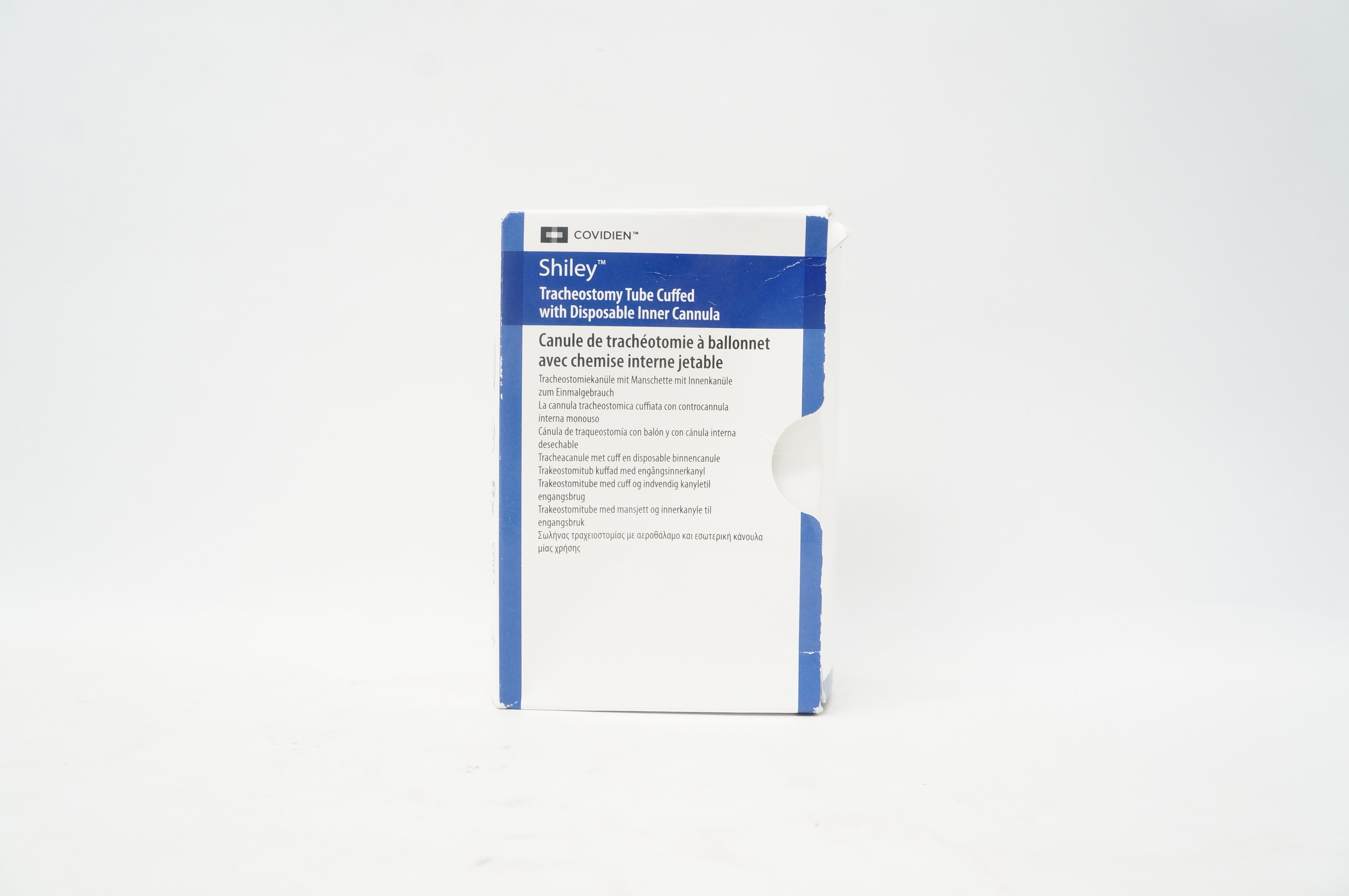 Covidien 8DCT Shiley Tracheostomy Tube Cuffed 7.6 ID x 12.2 OD x 27.0 x 79mm (x)