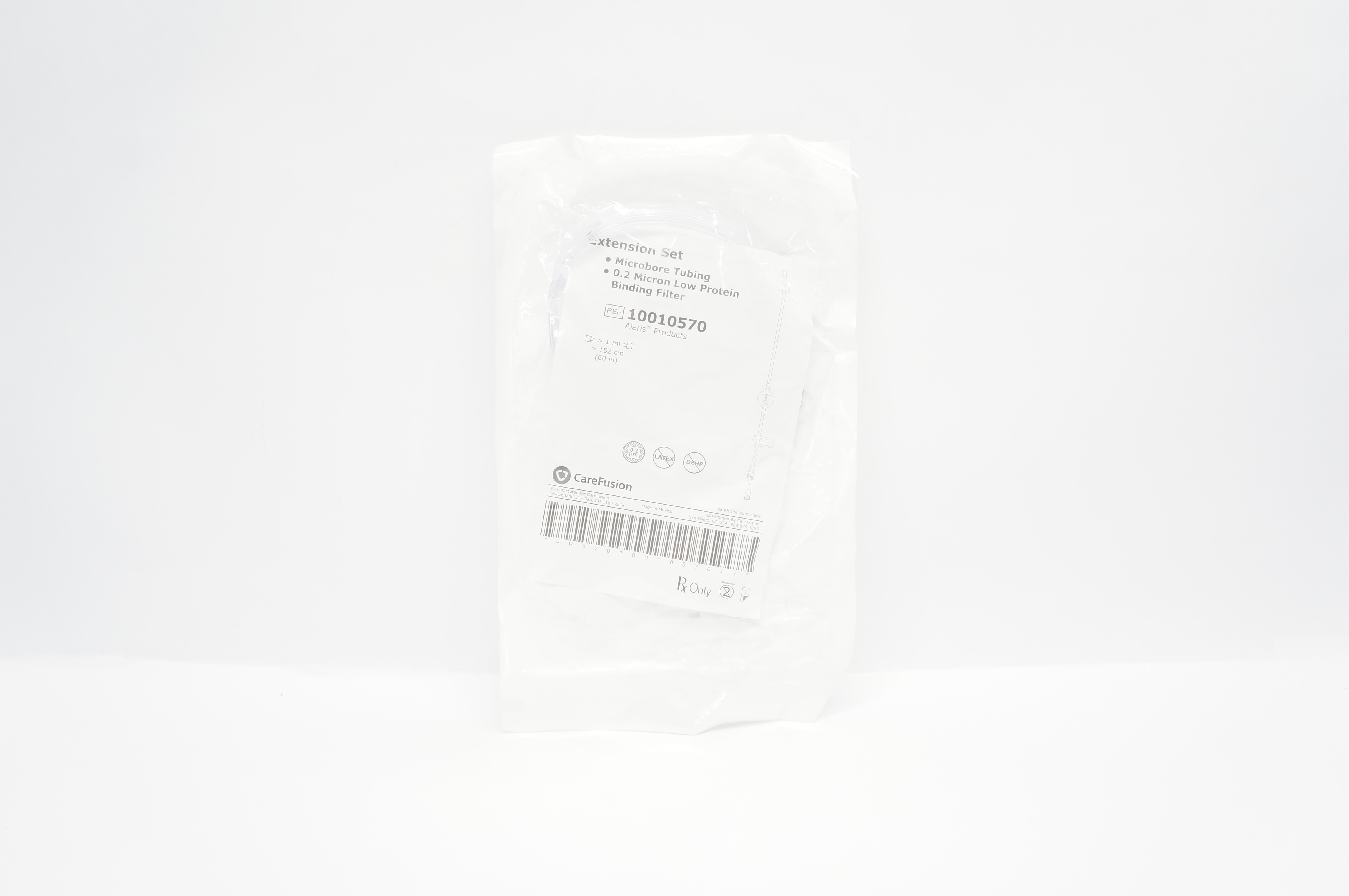 BD 10010570 Alaris Extension Set  0.2 Micron Low Protein Binding Filter (x)