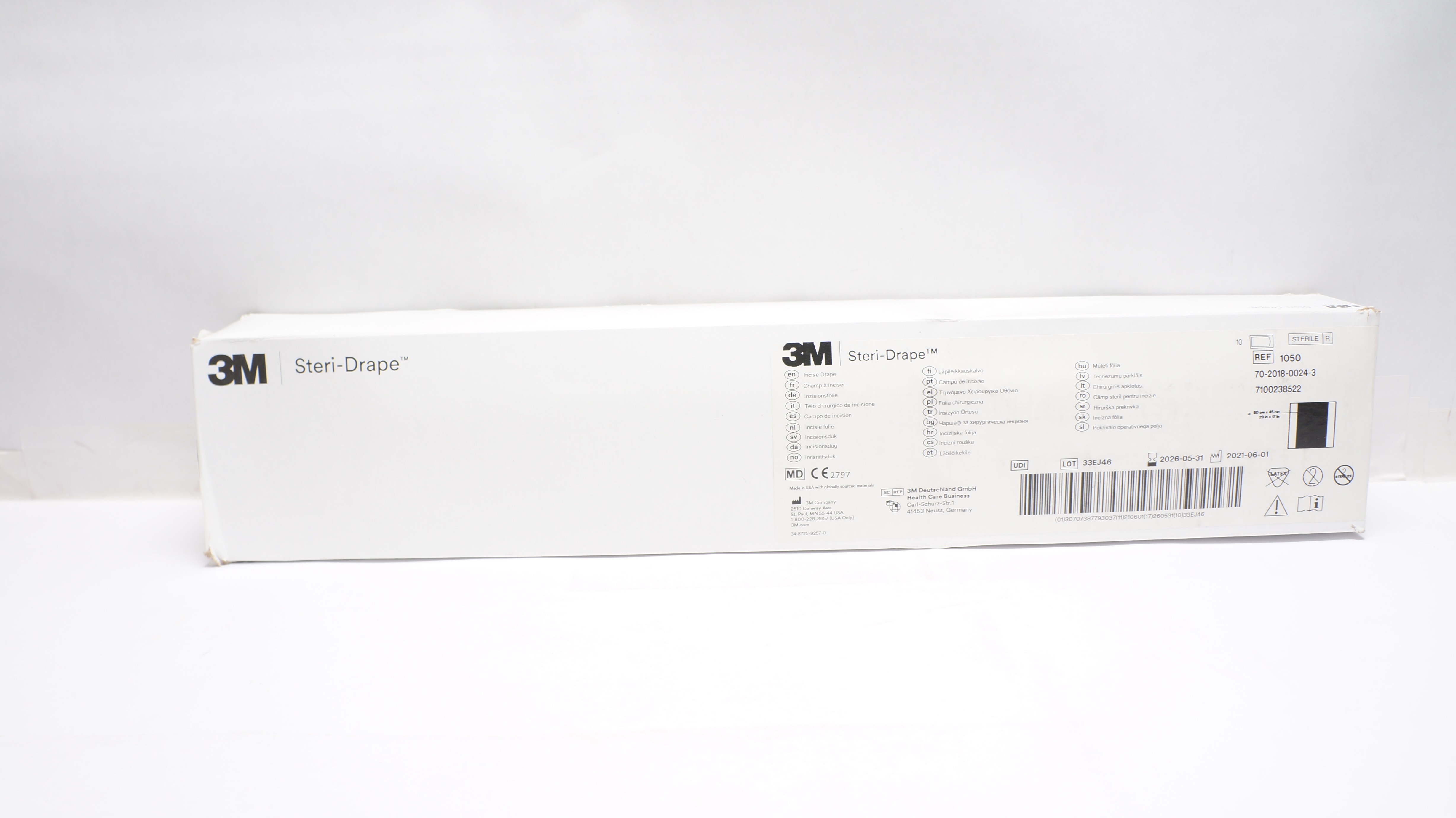 3M 1050 Steri-Drape Incise Drape - Box of 10