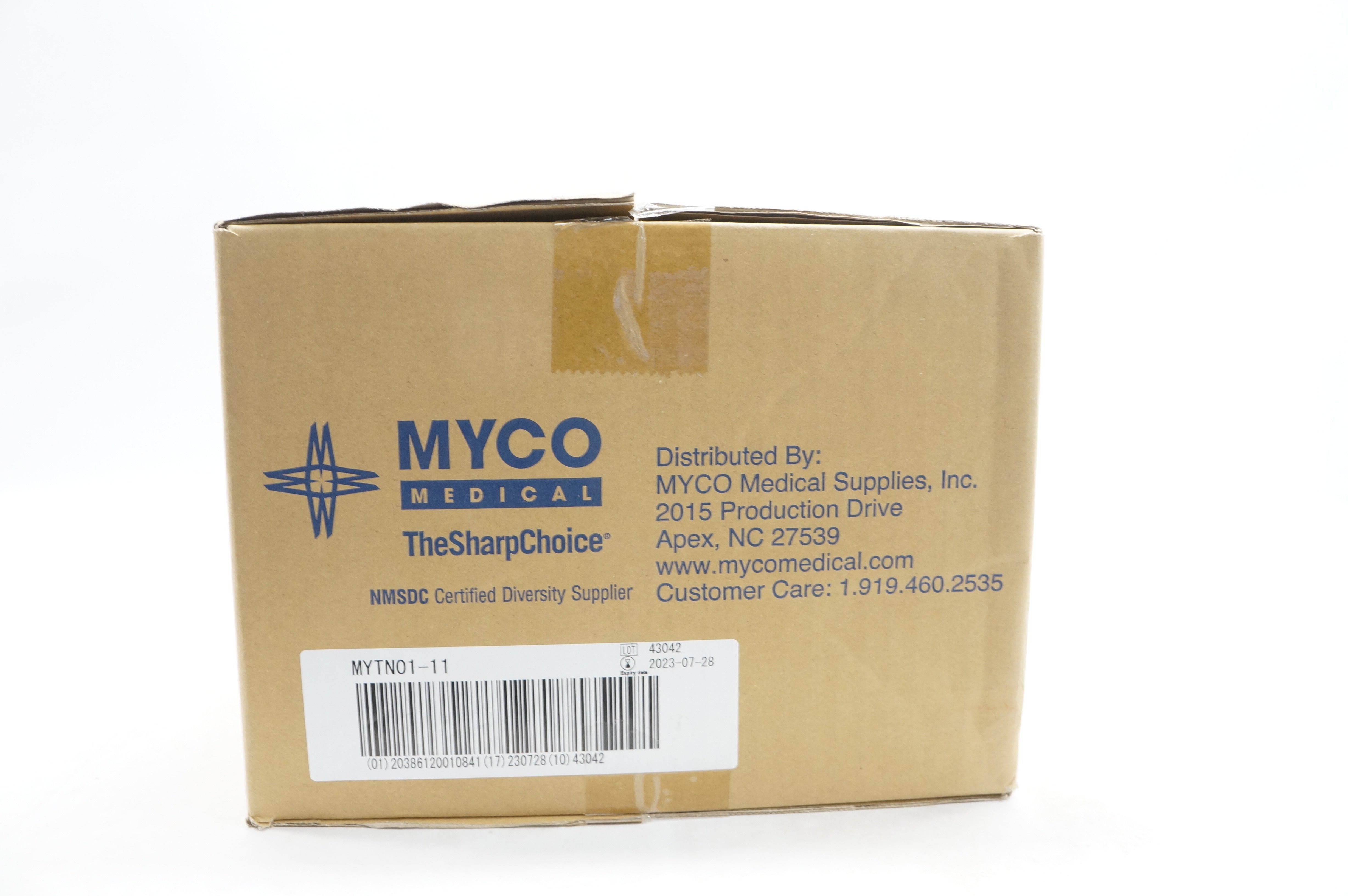 MYCO Medical MYTN01-11 Niosh N95 Particulate Respirator Medium - Case of 300