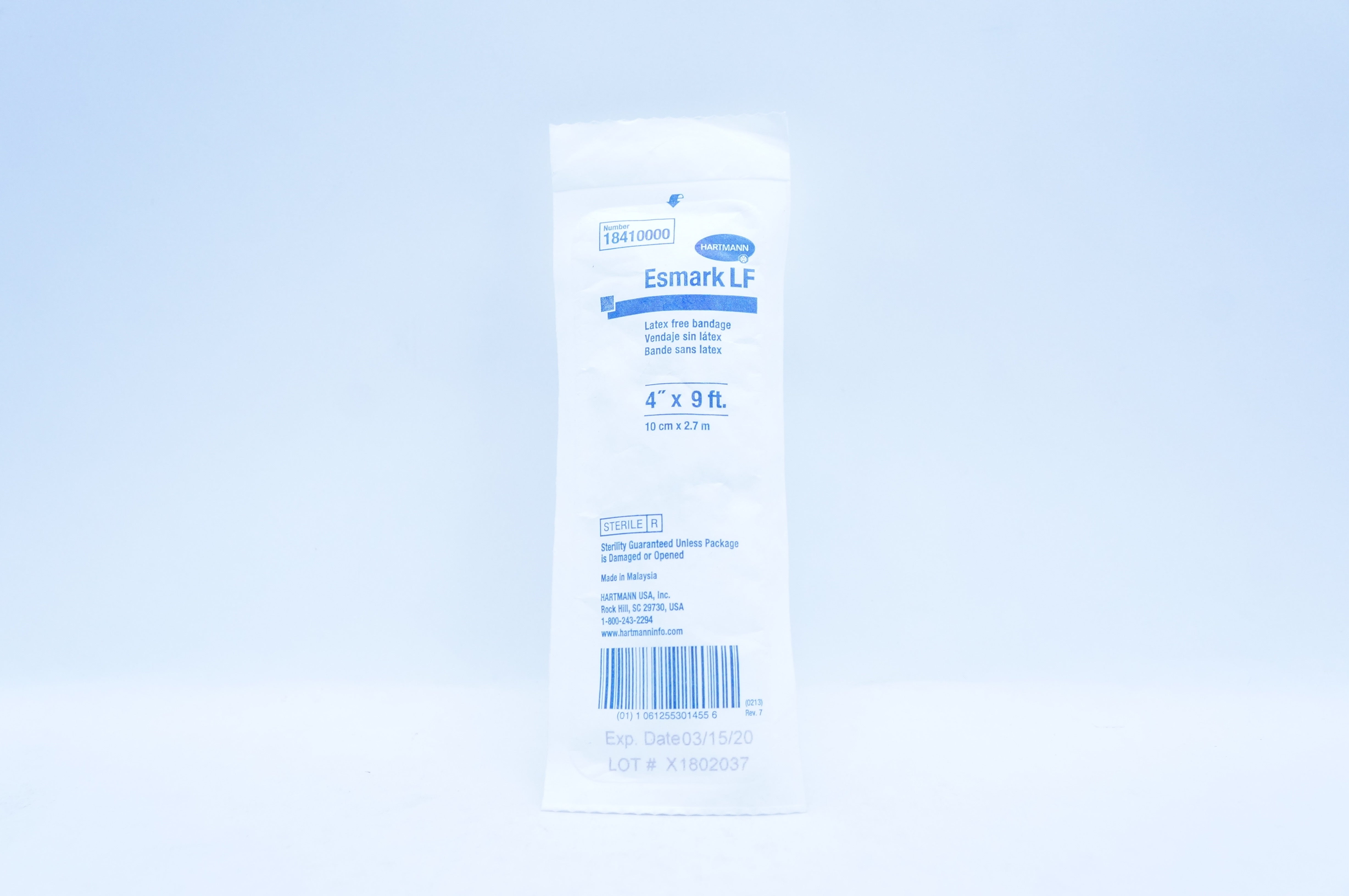 Hartmann 18410000 Esmark LF Latex Free Bandage 4inch x 9Ft. (x)