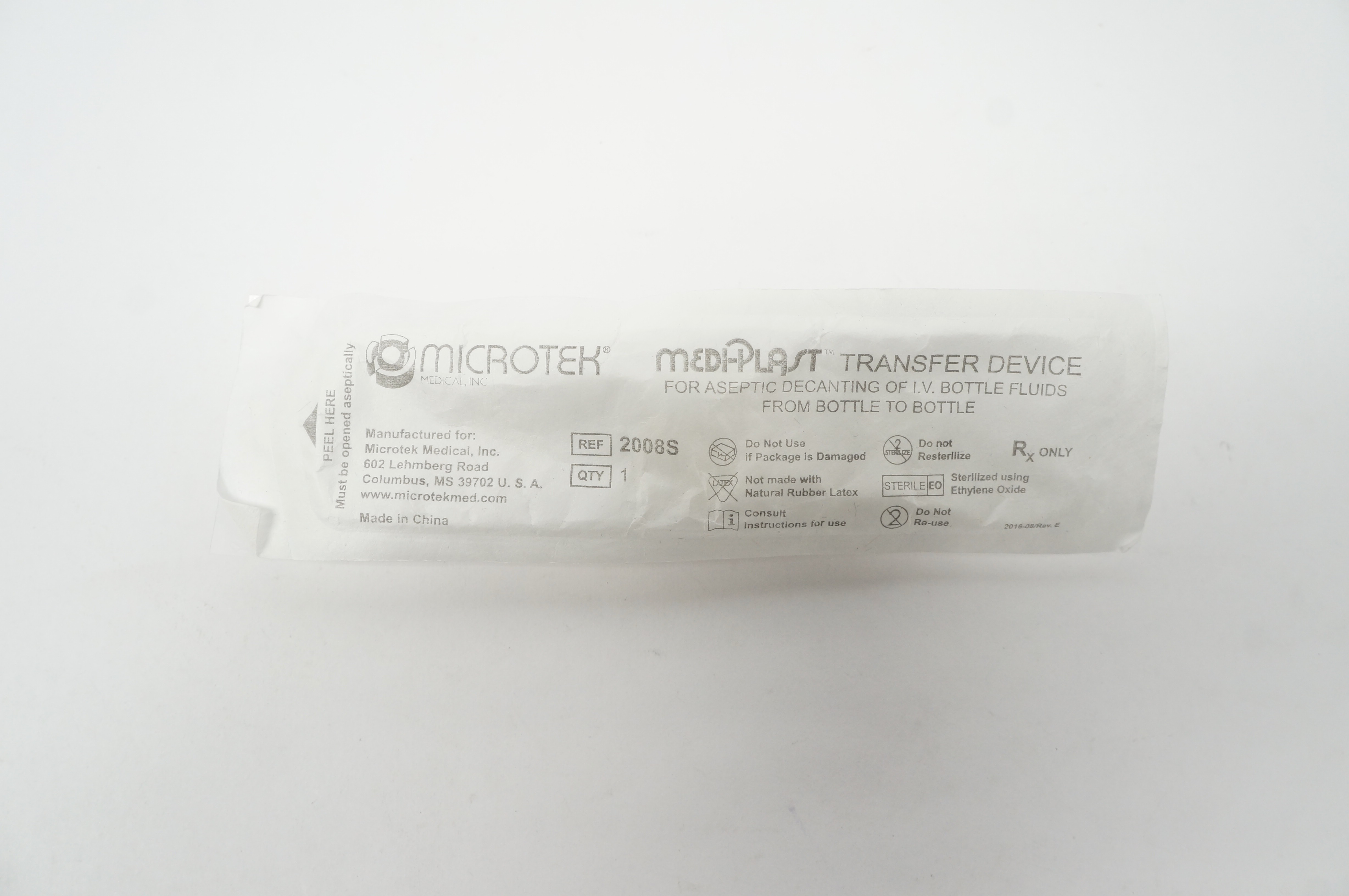 Microtek 2008S Medi-Plast Transfer Device